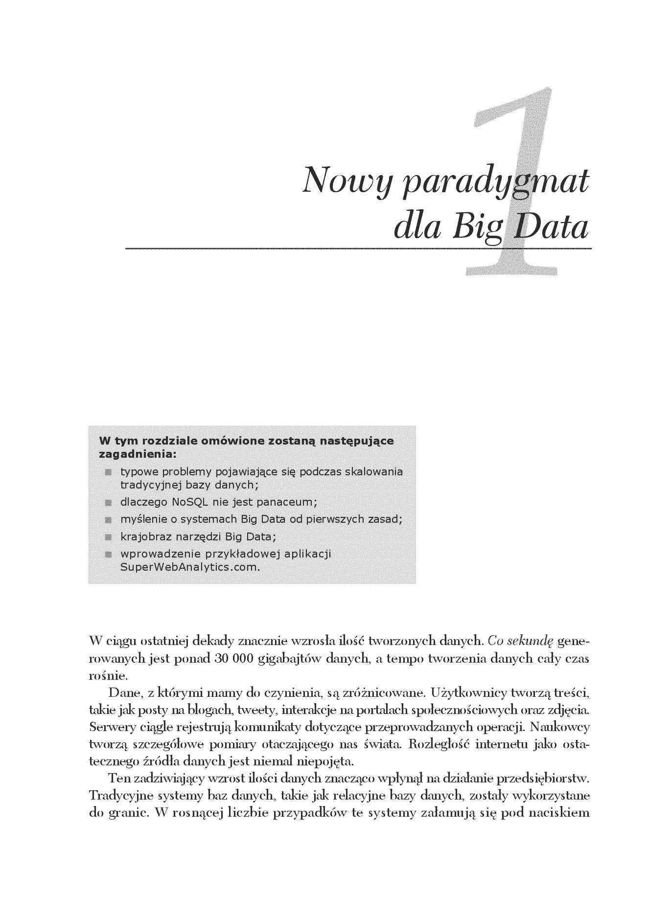 Fragment „Big Data. Najlepsze praktyki budowy skalowalnych systemów obsługi danych w czasie rzeczywistym” — strona 11 z 30