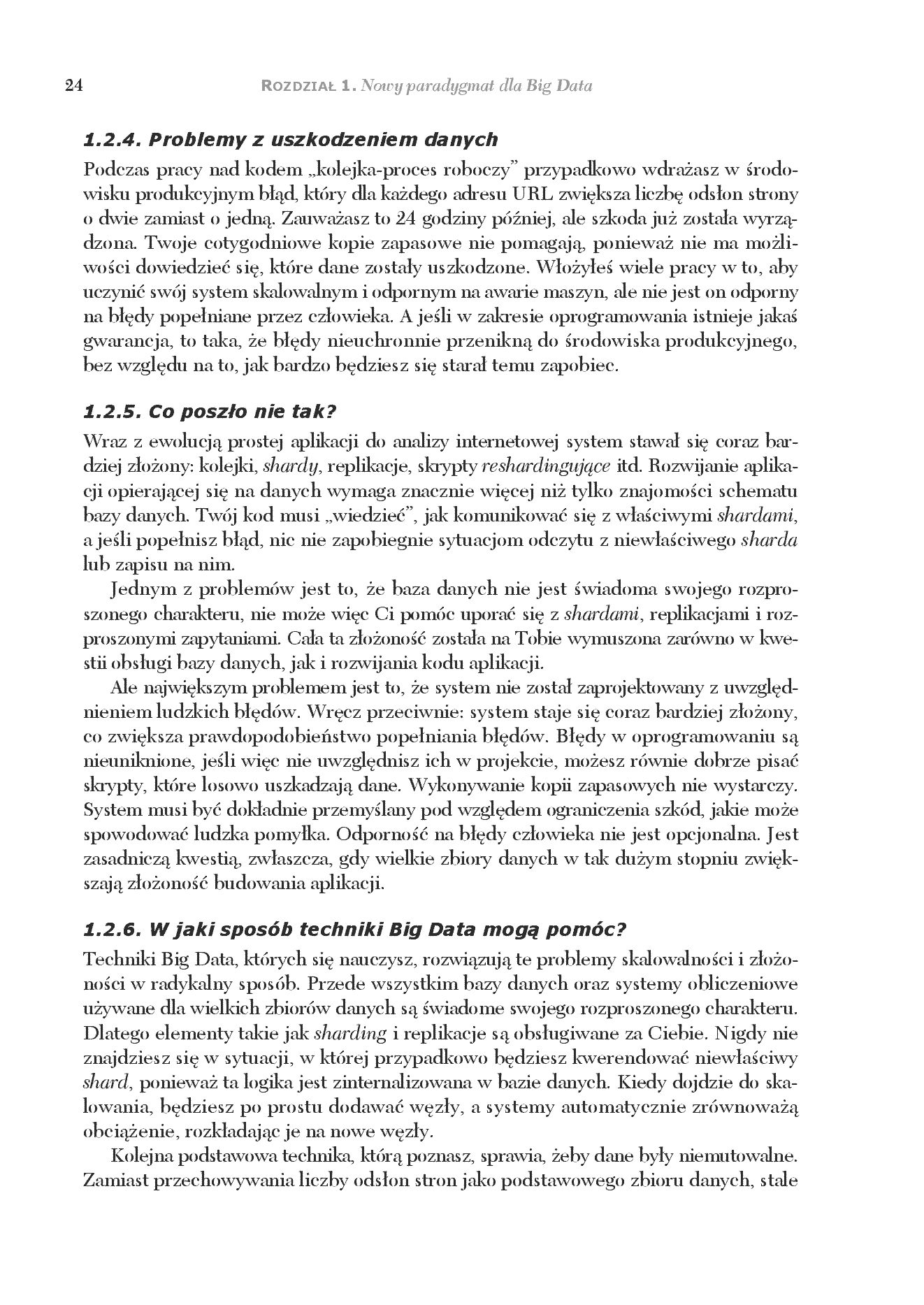Fragment „Big Data. Najlepsze praktyki budowy skalowalnych systemów obsługi danych w czasie rzeczywistym” — strona 16 z 30