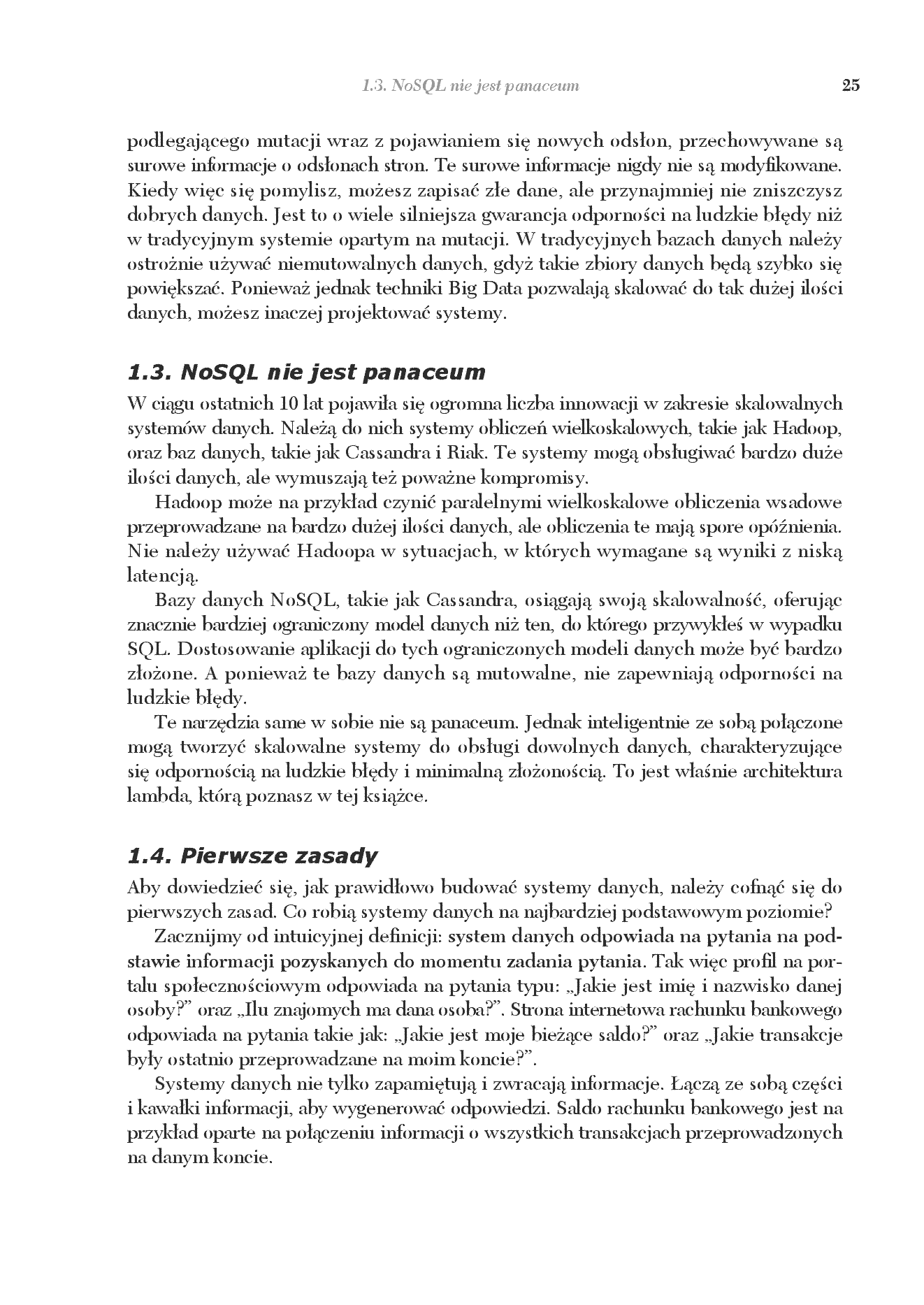 Fragment „Big Data. Najlepsze praktyki budowy skalowalnych systemów obsługi danych w czasie rzeczywistym” — strona 17 z 30