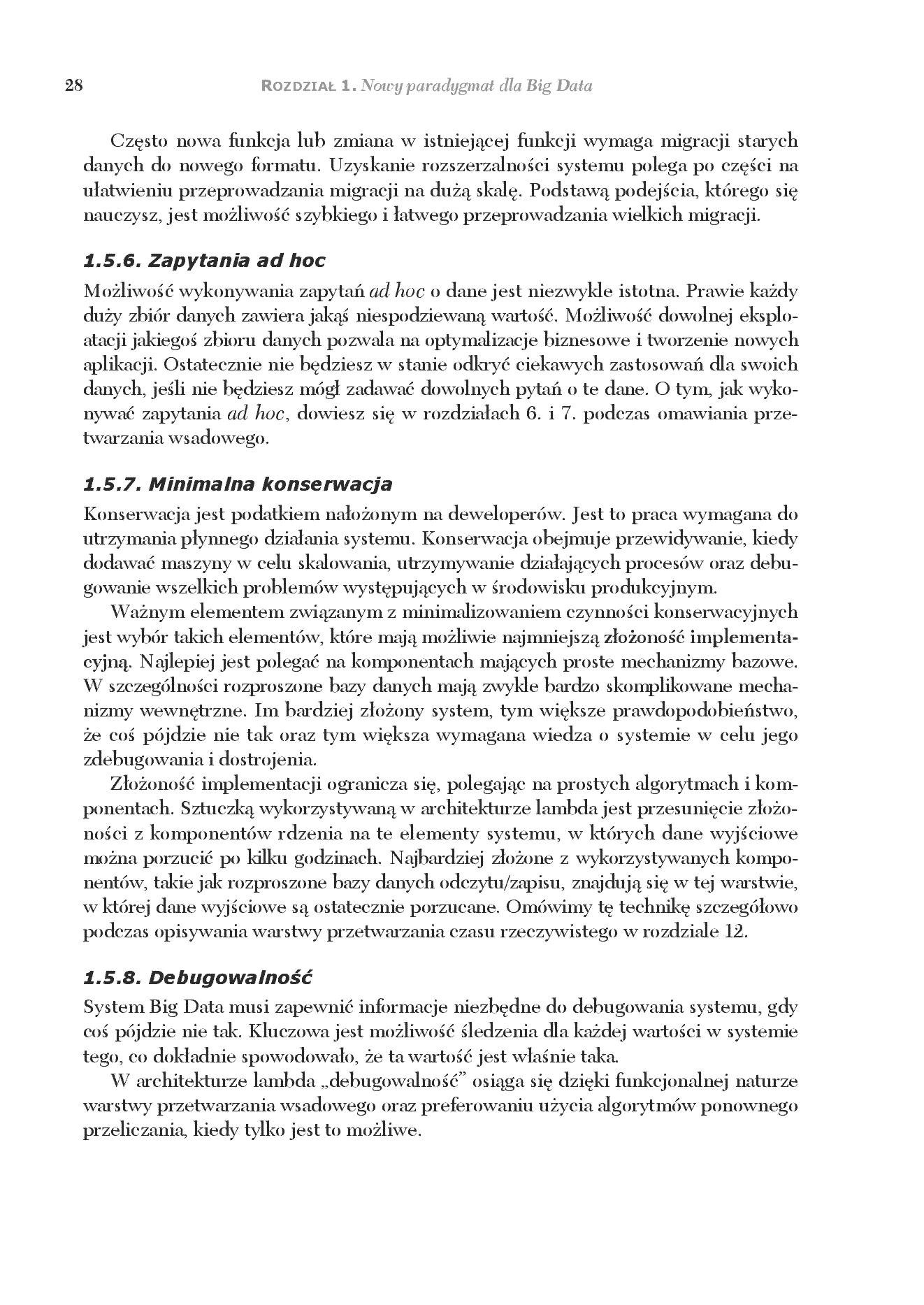 Fragment „Big Data. Najlepsze praktyki budowy skalowalnych systemów obsługi danych w czasie rzeczywistym” — strona 20 z 30