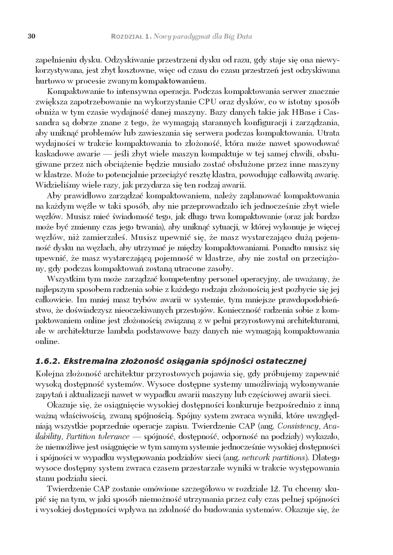Fragment „Big Data. Najlepsze praktyki budowy skalowalnych systemów obsługi danych w czasie rzeczywistym” — strona 22 z 30