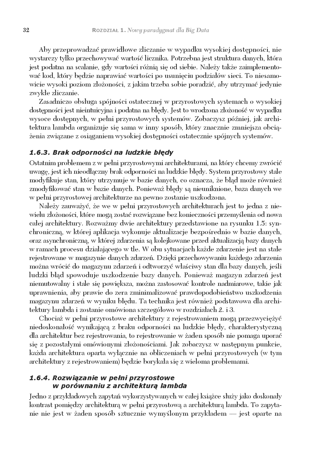 Fragment „Big Data. Najlepsze praktyki budowy skalowalnych systemów obsługi danych w czasie rzeczywistym” — strona 24 z 30