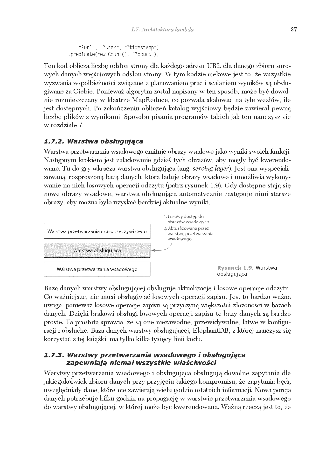 Fragment „Big Data. Najlepsze praktyki budowy skalowalnych systemów obsługi danych w czasie rzeczywistym” — strona 29 z 30