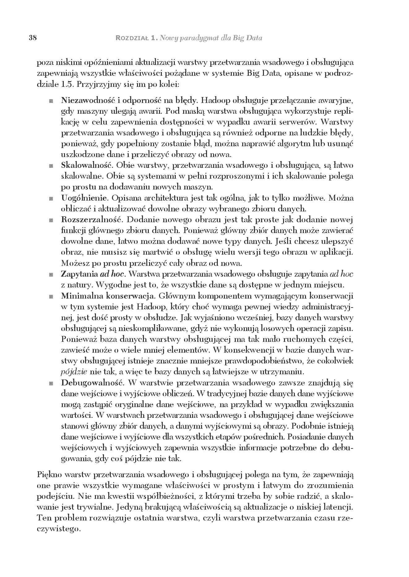 Fragment „Big Data. Najlepsze praktyki budowy skalowalnych systemów obsługi danych w czasie rzeczywistym” — strona 30 z 30