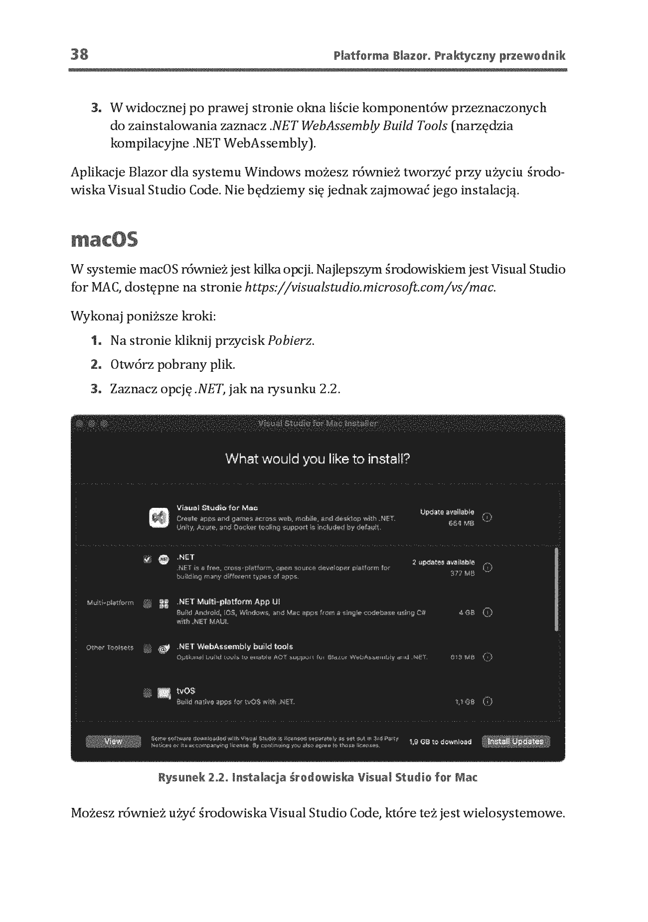 Fragment „Platforma Blazor. Praktyczny przewodnik. Jak tworzyć interaktywne aplikacje internetowe z C# i .NET 7. Wydanie II” — strona 14 z 30