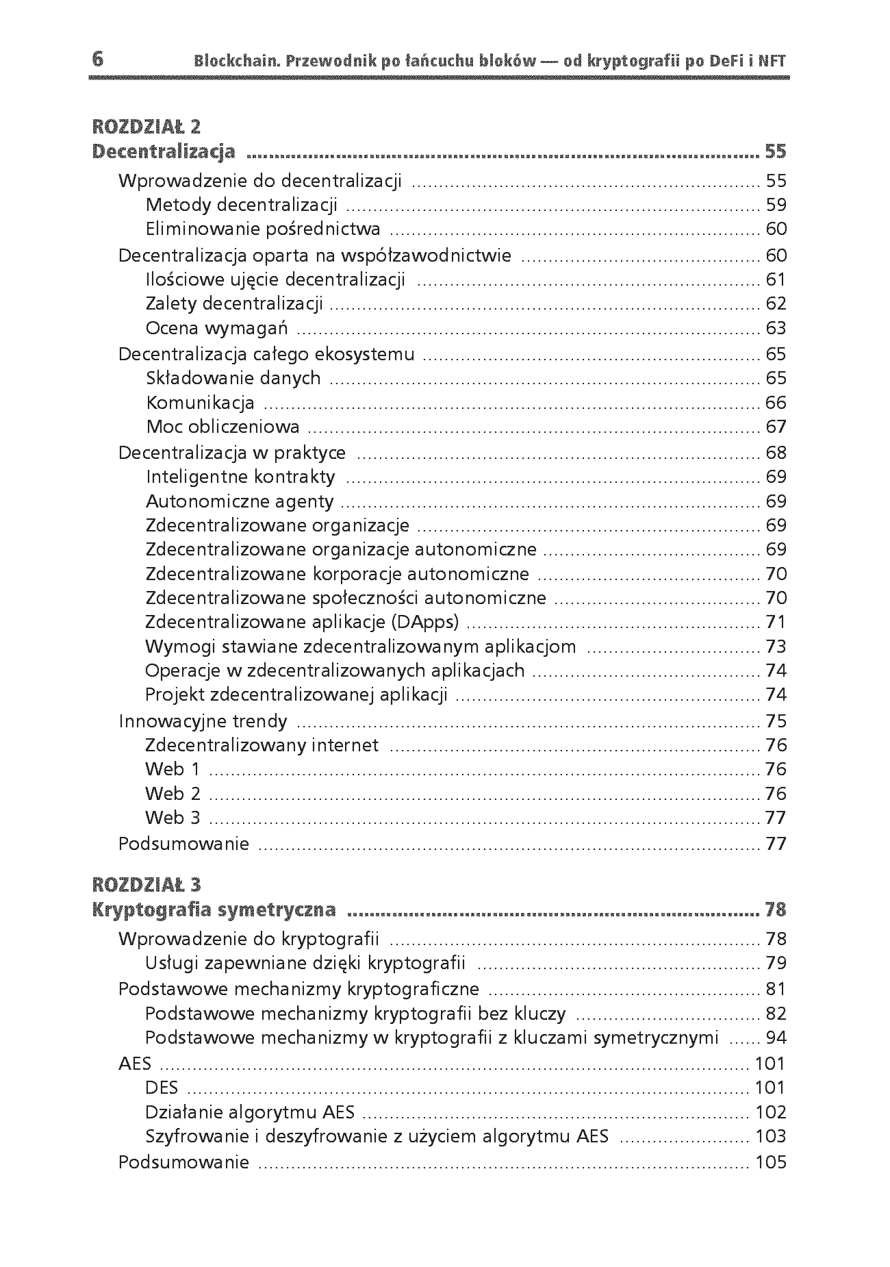 Fragment „Blockchain. Przewodnik po łańcuchu bloków - od kryptografii po DeFi i NFT. Wydanie IV” — strona 4 z 30