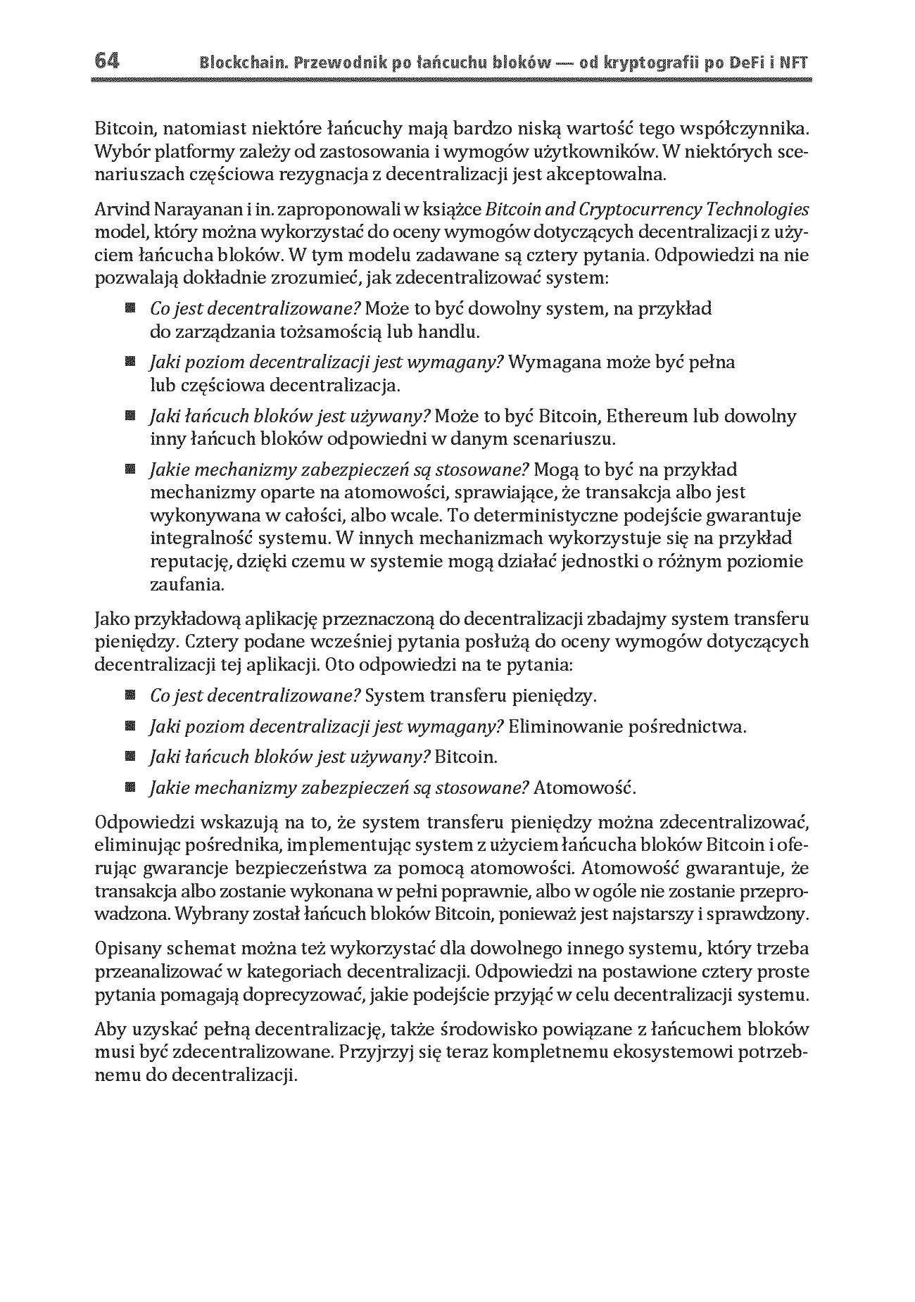 Fragment „Blockchain. Przewodnik po łańcuchu bloków - od kryptografii po DeFi i NFT. Wydanie IV” — strona 26 z 30