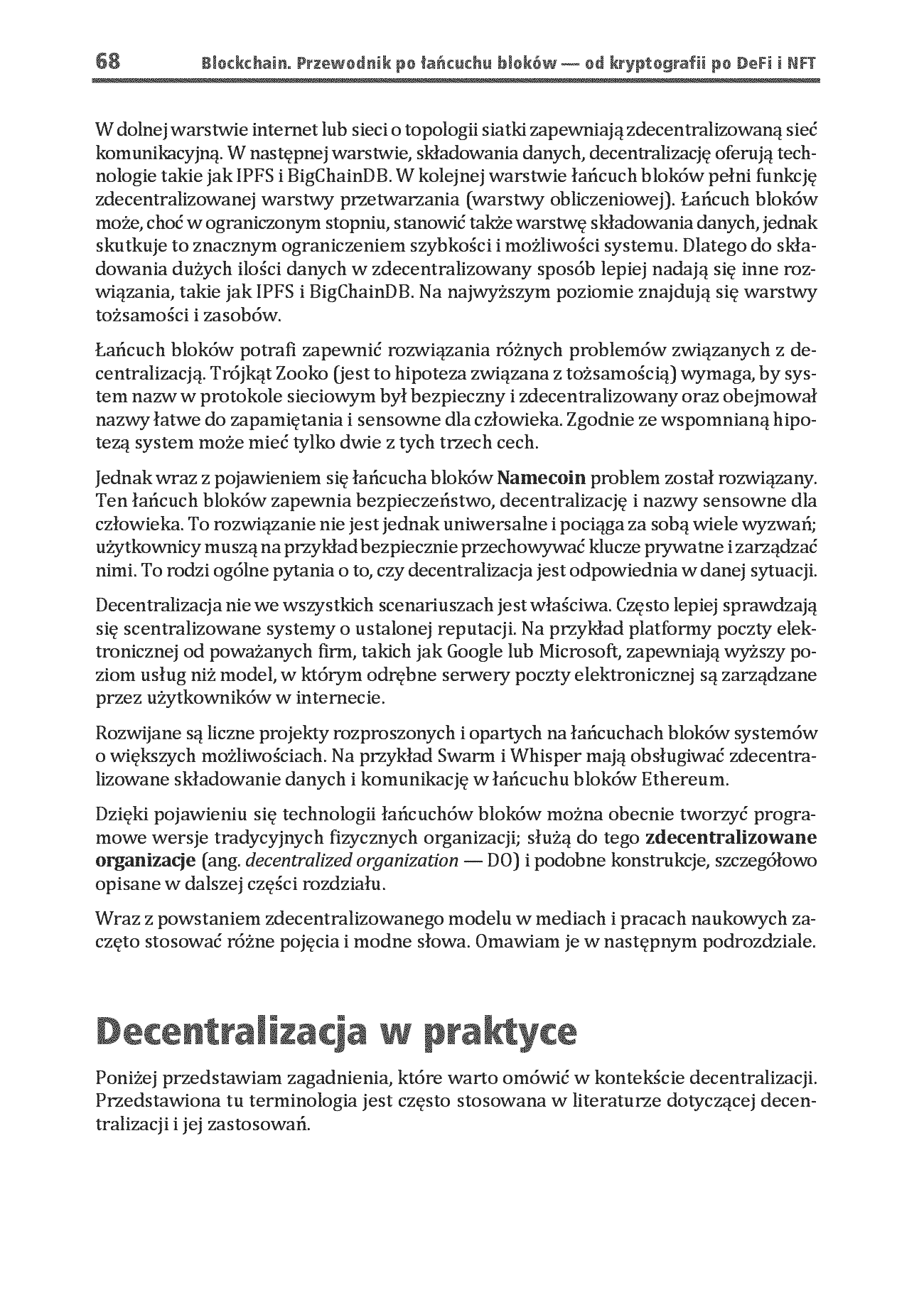Fragment „Blockchain. Przewodnik po łańcuchu bloków - od kryptografii po DeFi i NFT. Wydanie IV” — strona 30 z 30