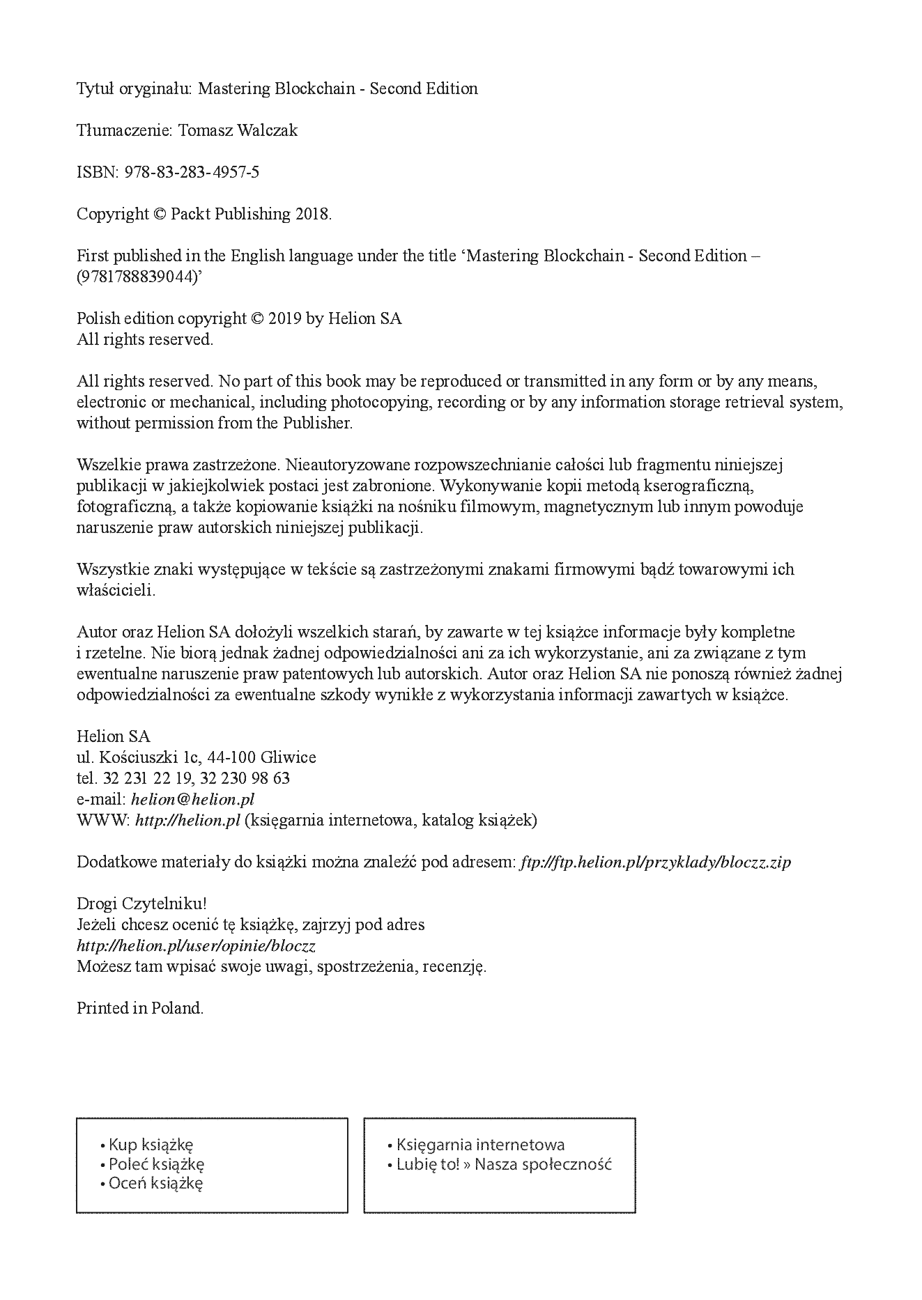 Fragment „Blockchain. Zaawansowane zastosowania łańcucha bloków. Wydanie II” — strona 2 z 30