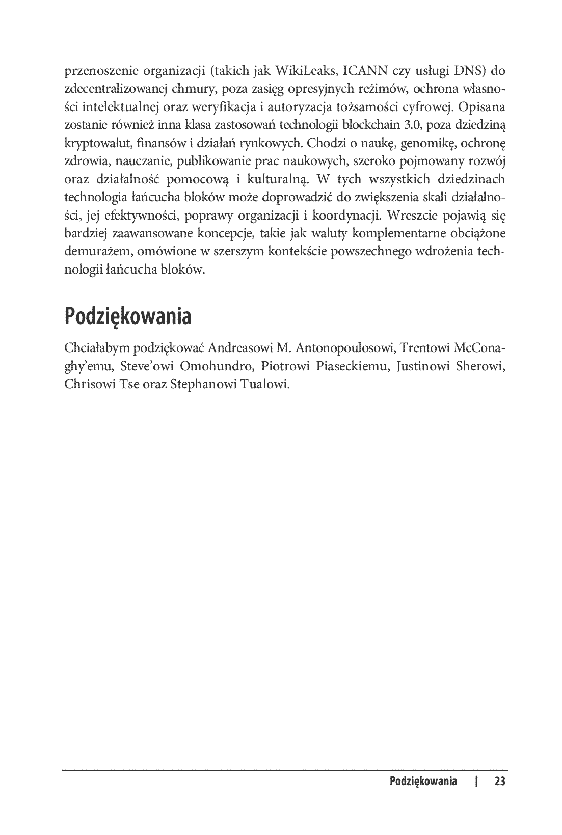 Fragment „Blockchain. Fundament nowej gospodarki” — strona 23 z 26