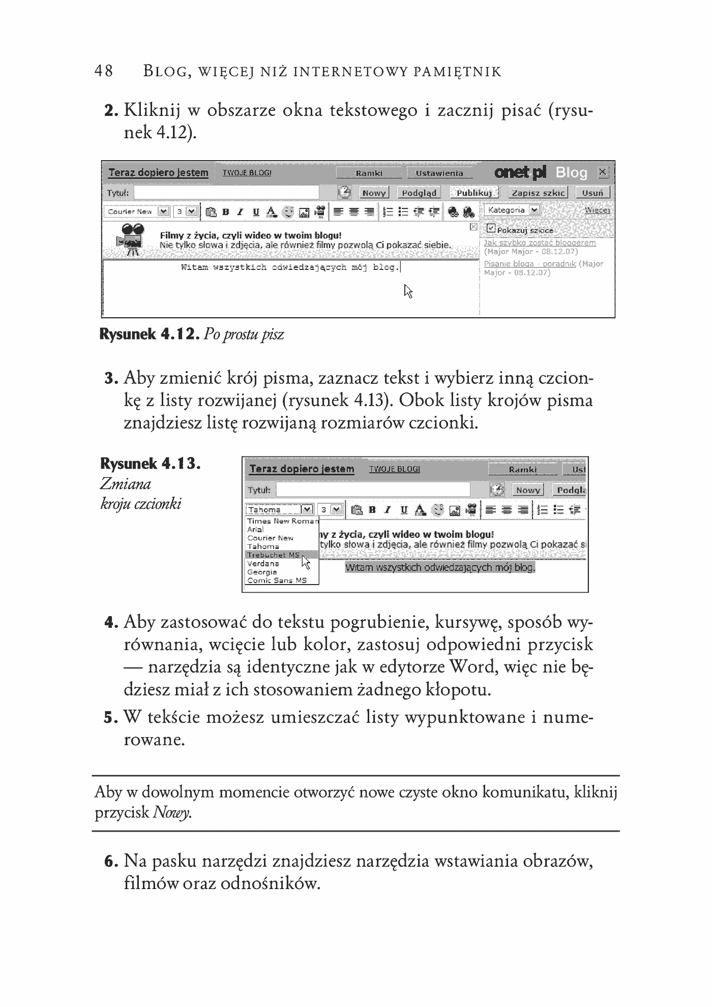 Fragment „Blog, więcej niż internetowy pamiętnik” — strona 10 z 18