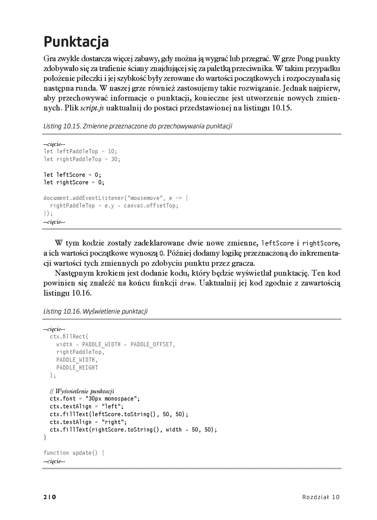 Fragment „Błyskawiczny kurs JavaScript. Praktyczne wprowadzenie do programowania” — strona 30 z 30