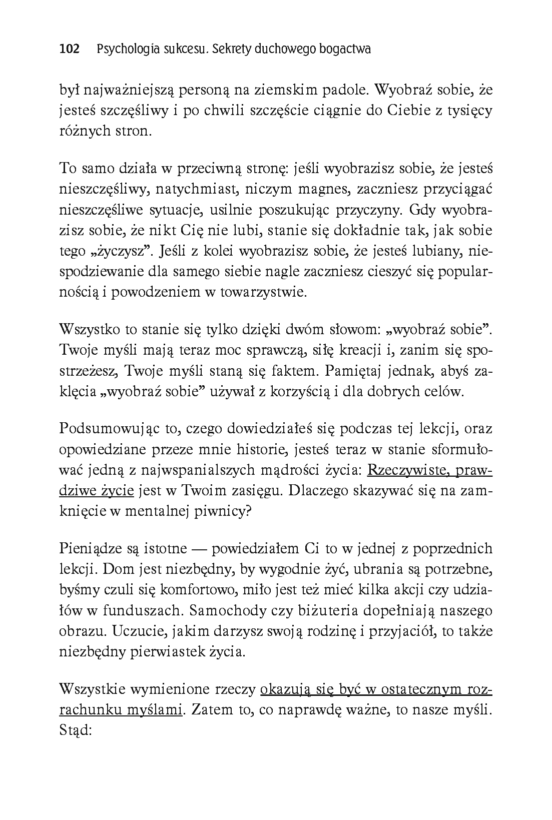 Fragment „Psychologia sukcesu. Sekrety duchowego bogactwa” — strona 12 z 13