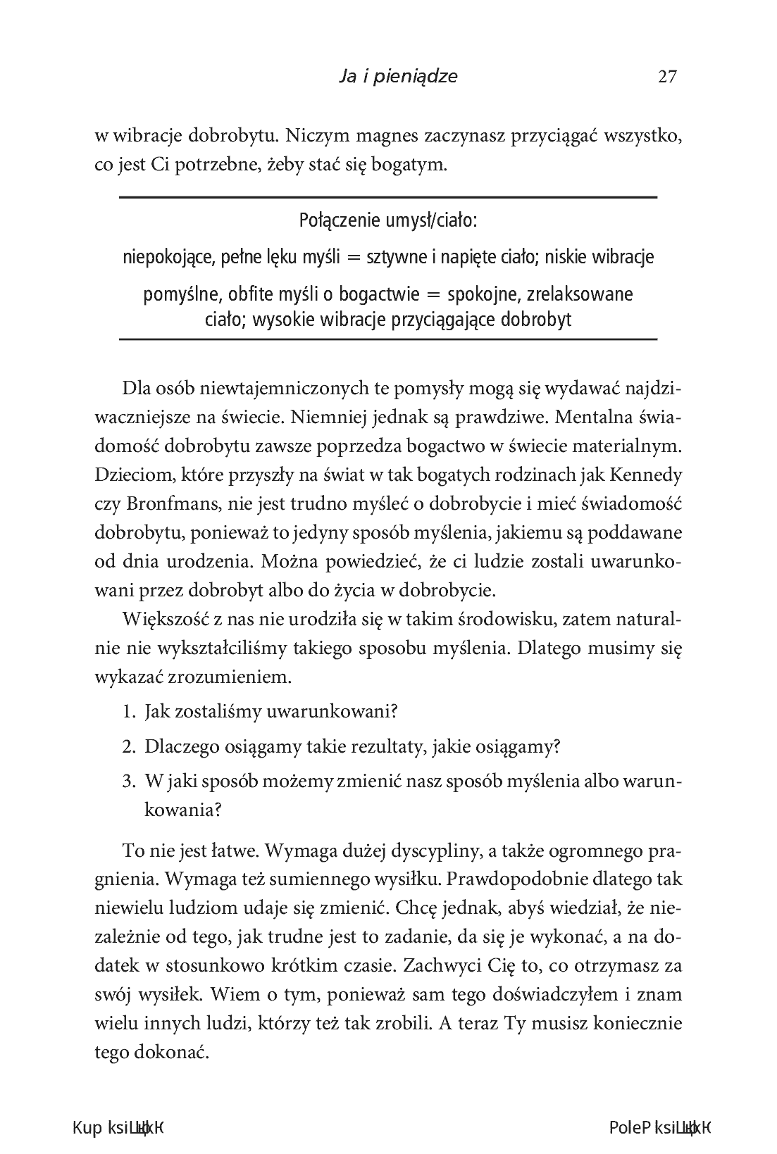 Fragment „Urodziłeś się bogaty. Wykorzystaj w pełni swój potencjał” — strona 17 z 26