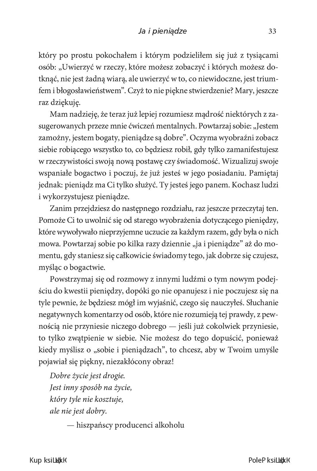 Fragment „Urodziłeś się bogaty. Wykorzystaj w pełni swój potencjał” — strona 23 z 26