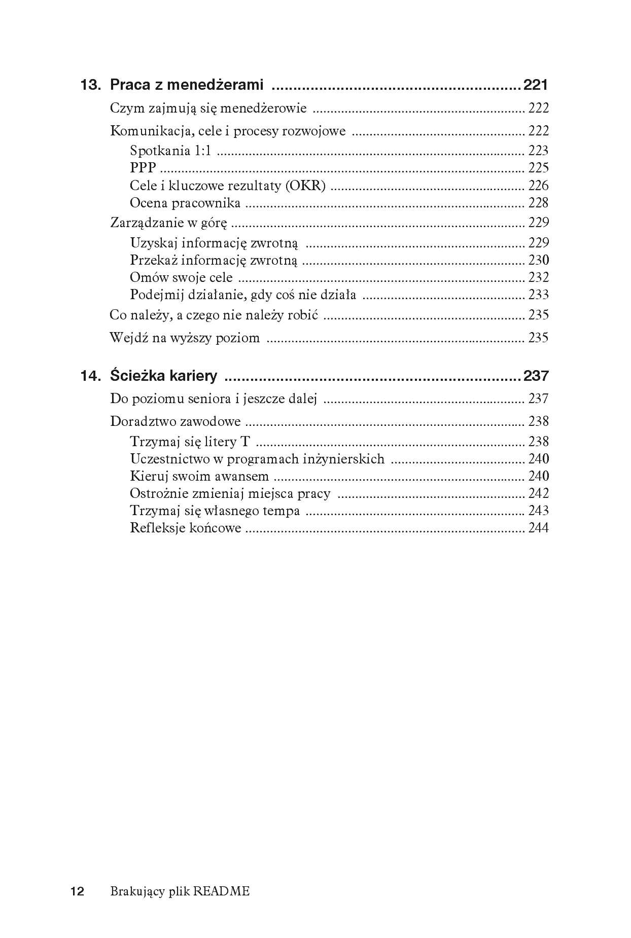 Fragment „Brakujący plik README. Przewodnik dla początkujących inżynierów oprogramowania” — strona 10 z 20