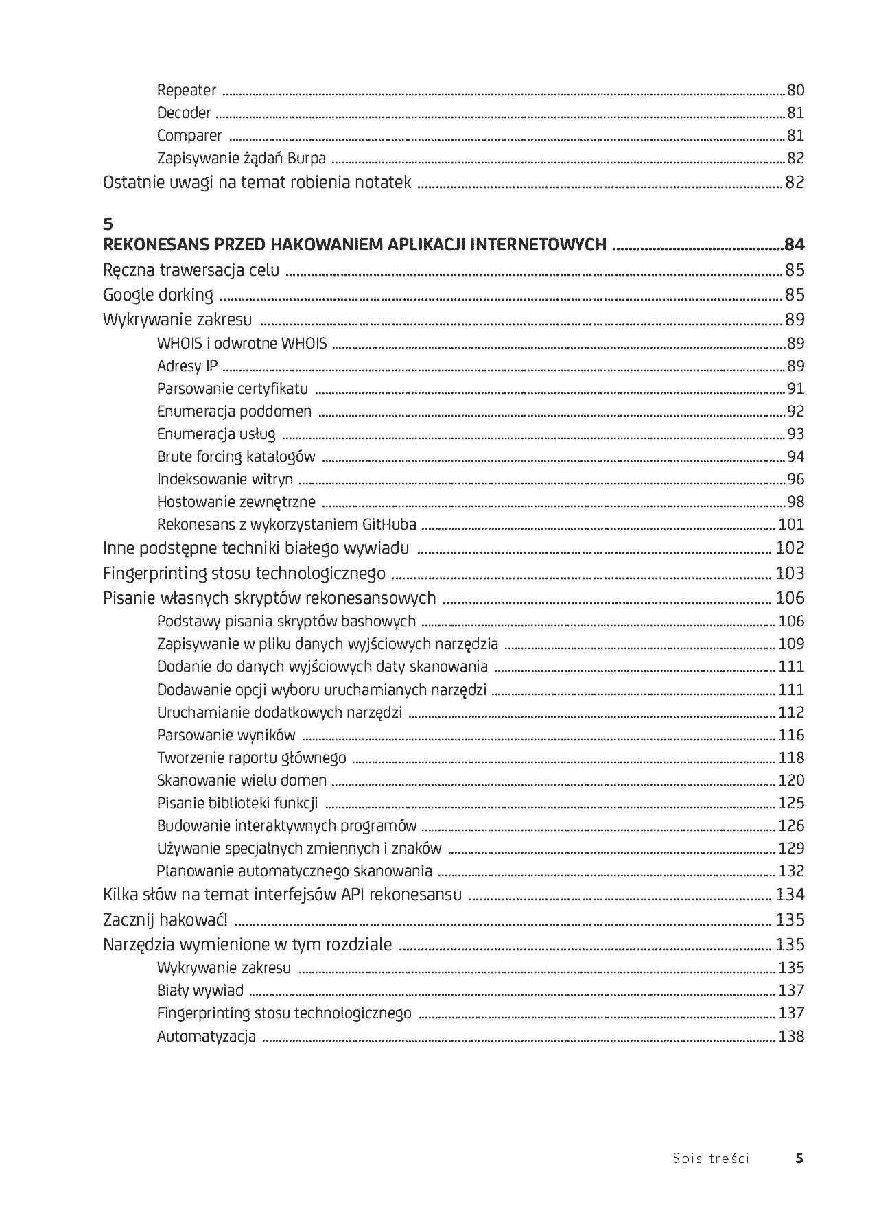Fragment „Bug Bounty Bootcamp. Przewodnik po tropieniu i zgłaszaniu luk w zabezpieczeniach” — strona 5 z 30