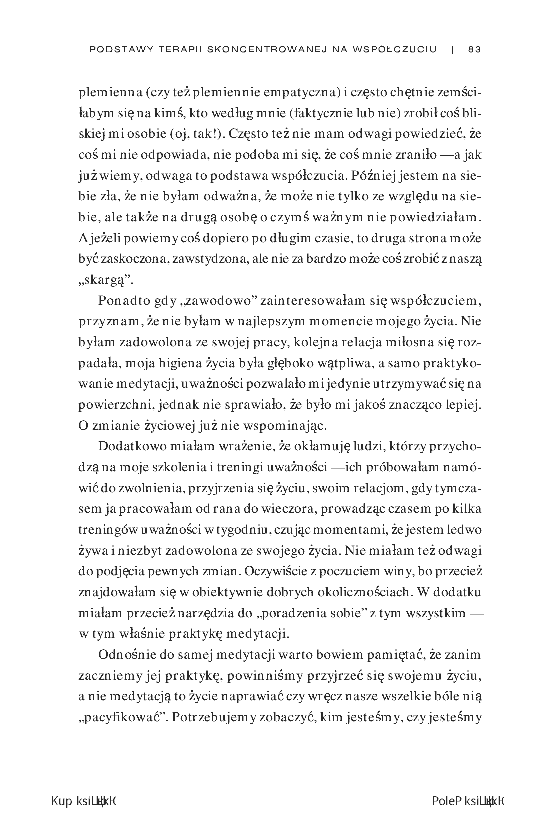 Fragment „Być lepszym dla siebie i dla świata. Terapia Skoncentrowana na Współczuciu” — strona 9 z 16