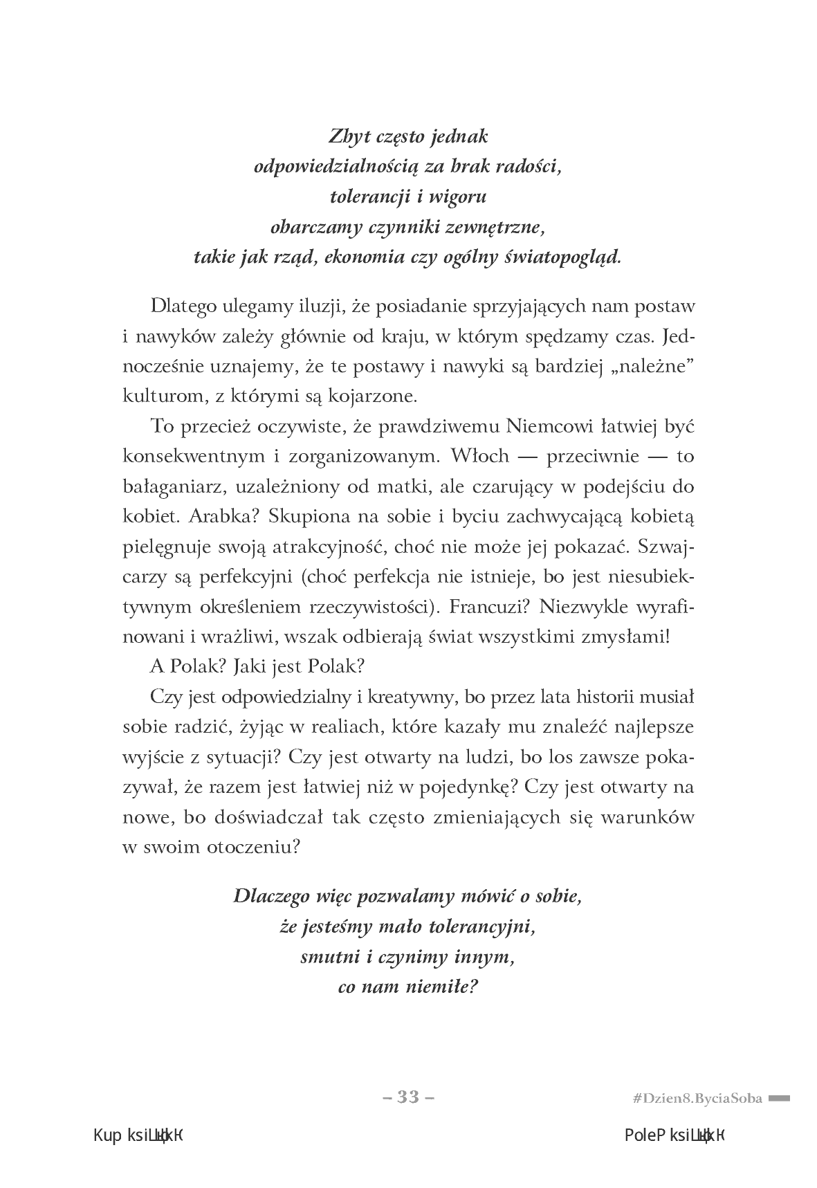 Fragment „#BYĆ SOBĄ. Żyć tak, by niczego nie żałować” — strona 11 z 18