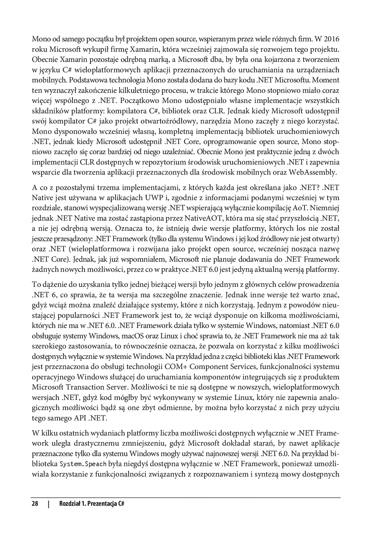 Fragment „C# 10. Programowanie. Tworzenie aplikacji Windows, internetowych i biurowych” — strona 22 z 30
