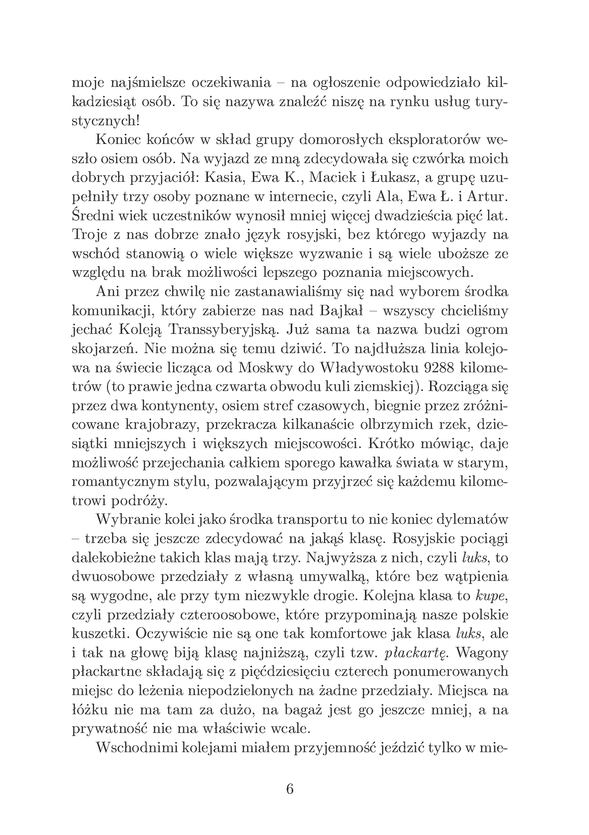Fragment „Wsjo wypito, czyli Syberia dla początkujących” — strona 2 z 8