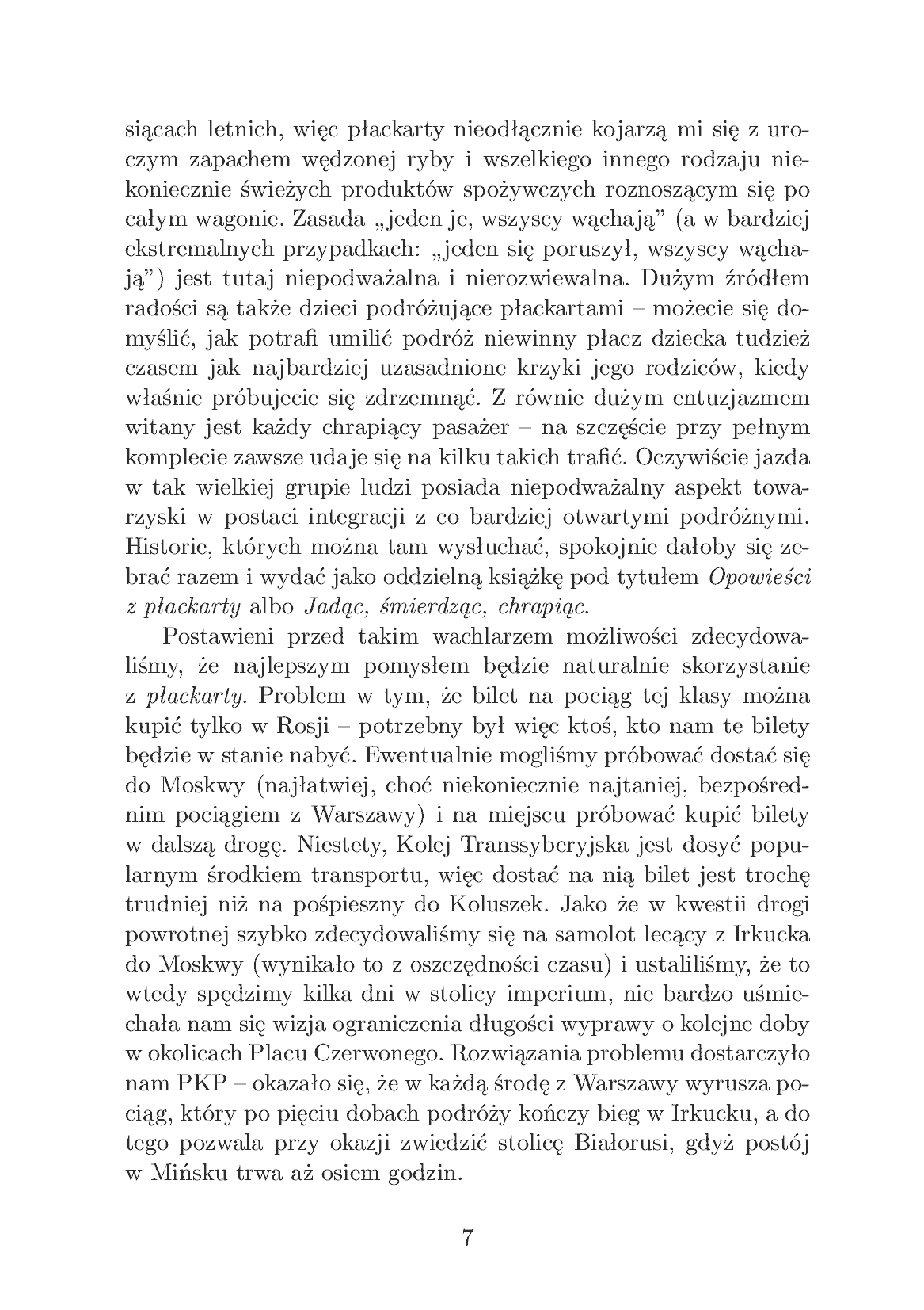 Fragment „Wsjo wypito, czyli Syberia dla początkujących” — strona 3 z 8