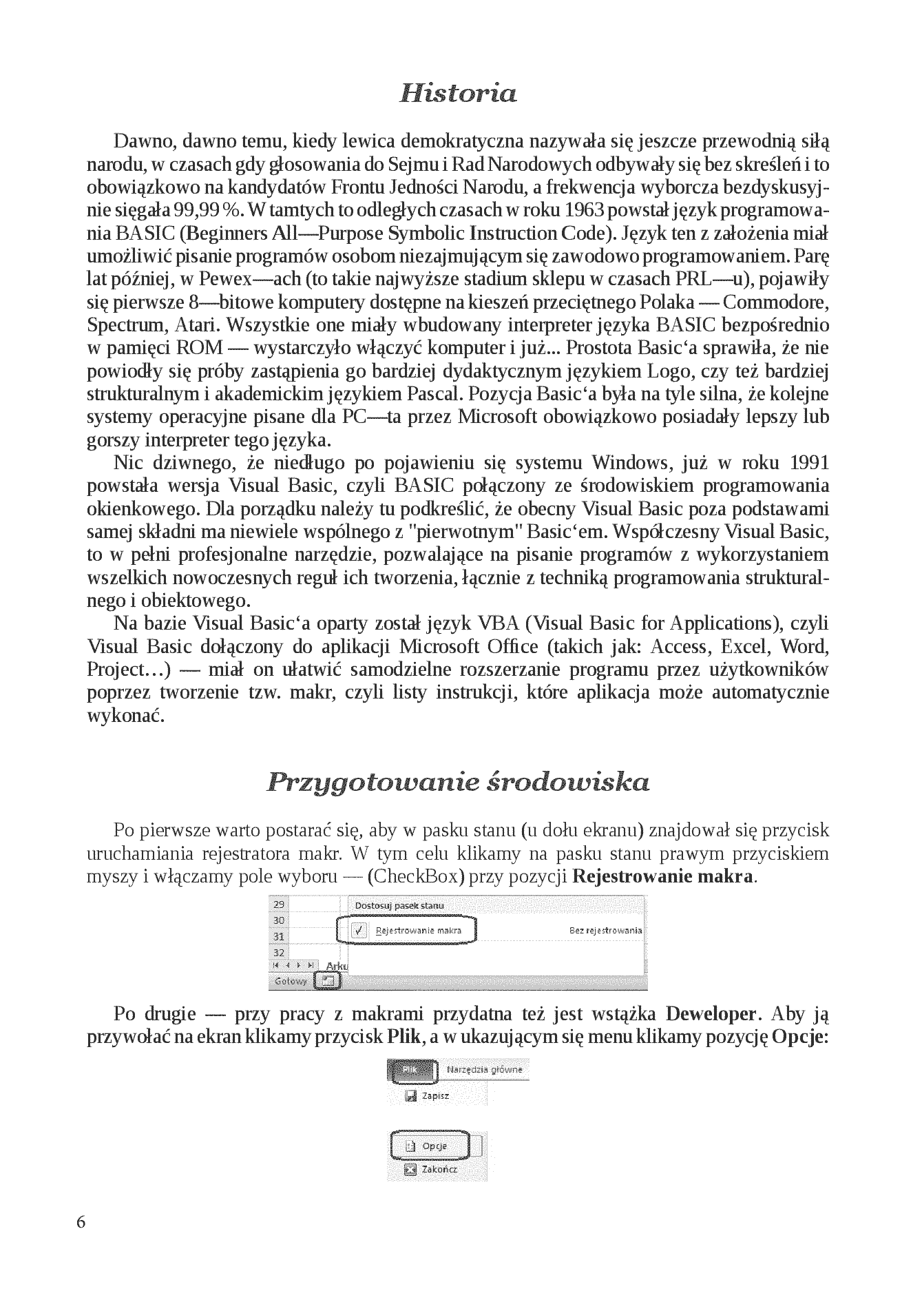 Fragment „Visual Basic dla Excela w przykładach” — strona 6 z 30
