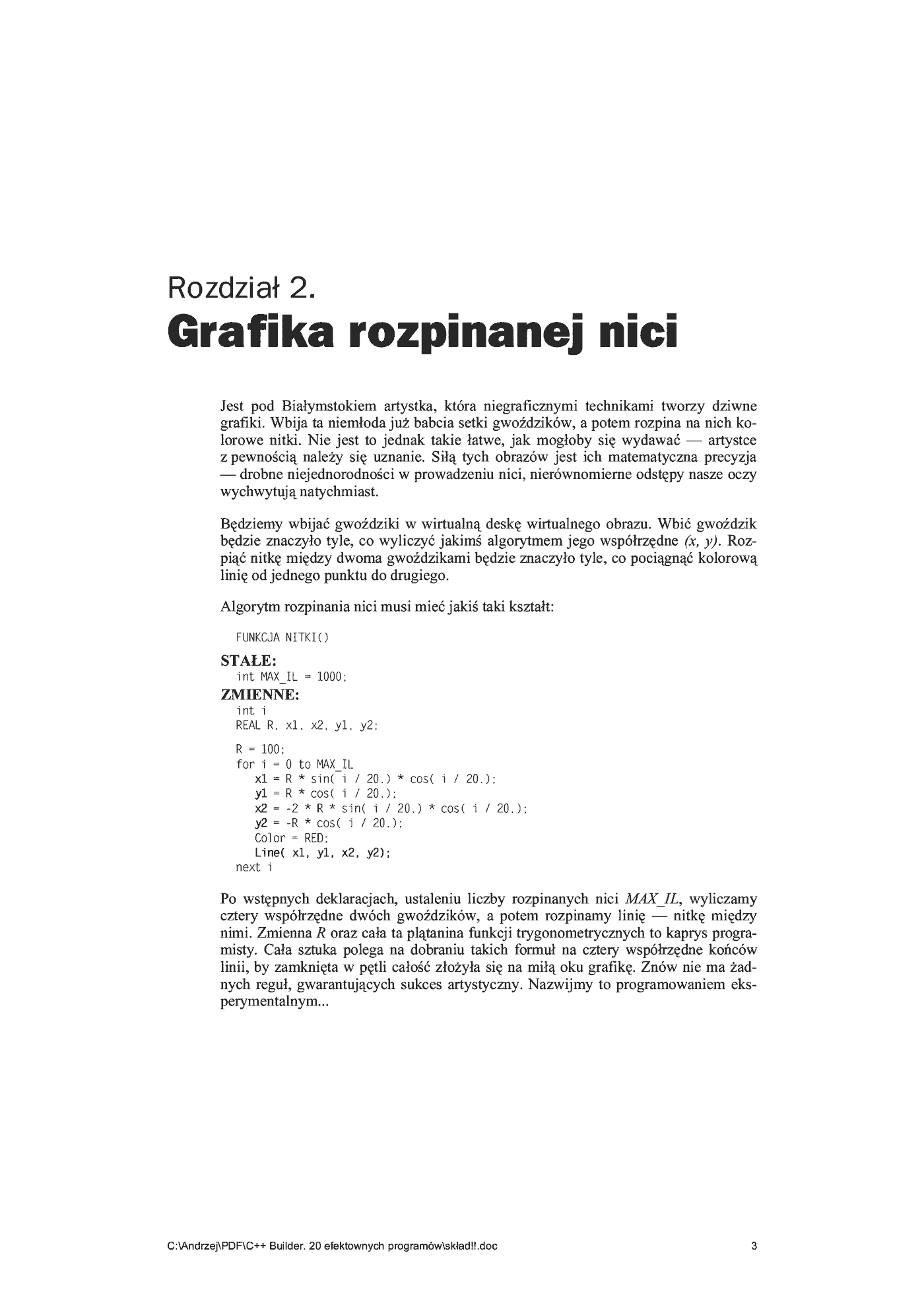 Fragment „C++ Builder. 20 efektownych programów” — strona 3 z 16