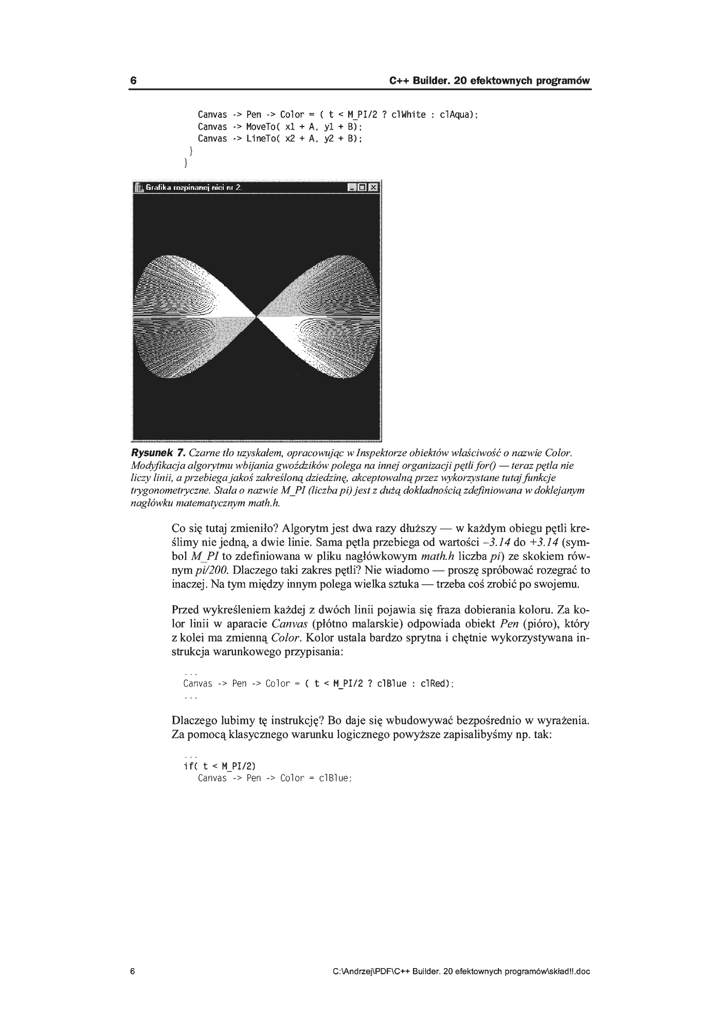 Fragment „C++ Builder. 20 efektownych programów” — strona 6 z 16