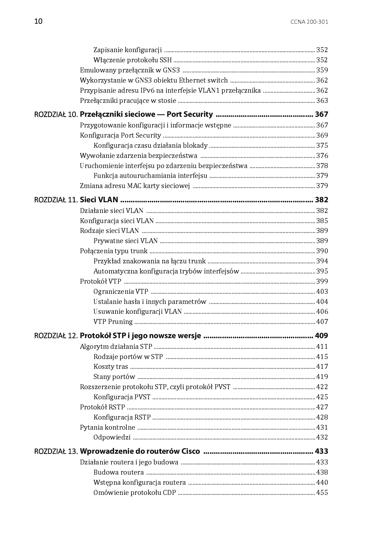 Fragment „CCNA 200-301. Zostań administratorem sieci komputerowych Cisco. Wydanie II” — strona 6 z 30