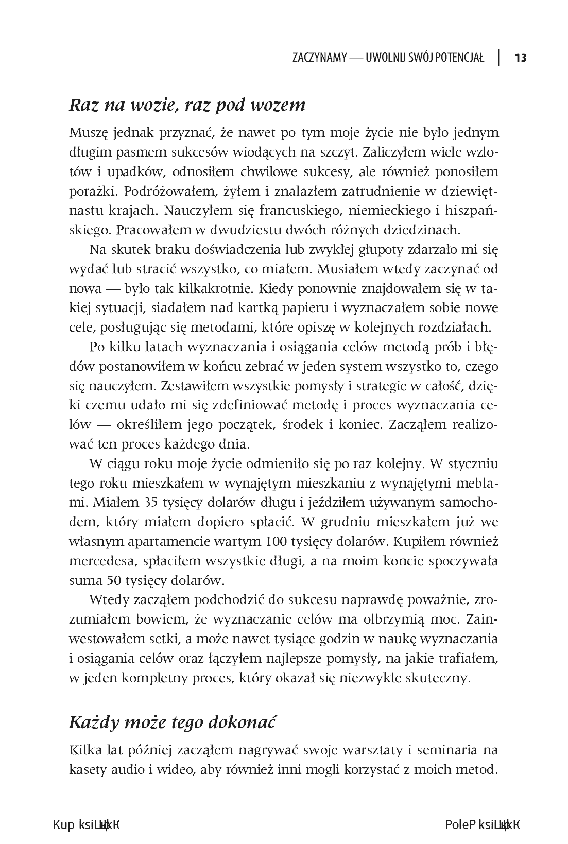 Fragment „Cele! Zdobędziesz wszystko, czego pragniesz, szybciej, niż myślisz” — strona 7 z 16