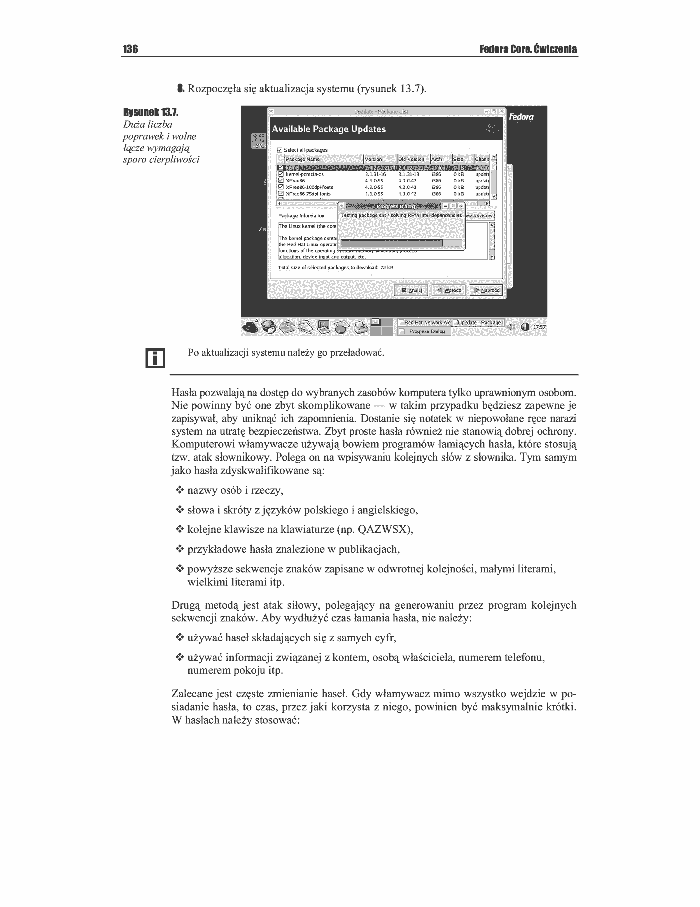 Fragment „Fedora Core. Ćwiczenia” — strona 7 z 8