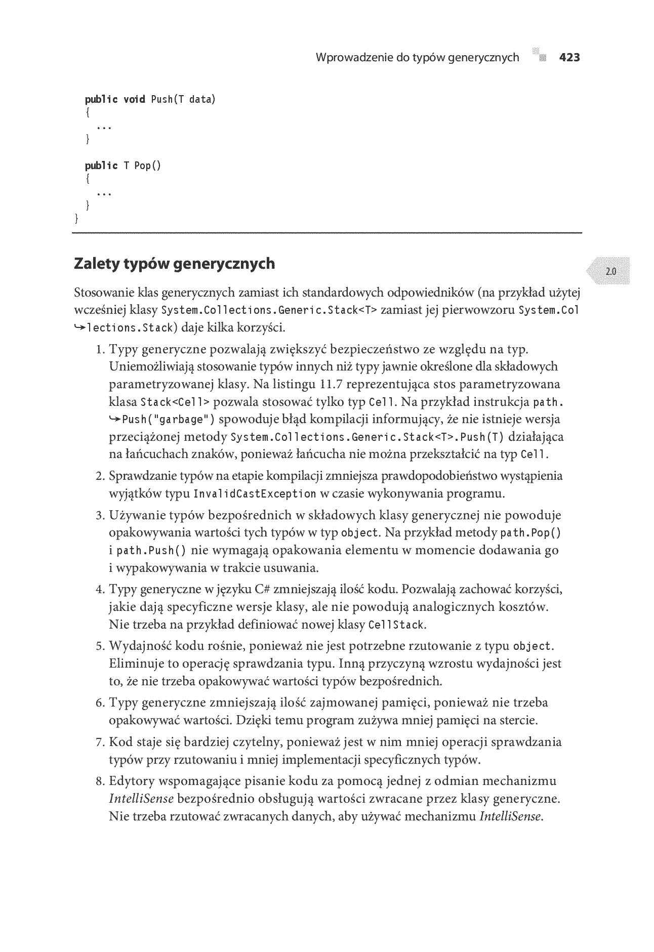 Fragment „C# 6.0. Kompletny przewodnik dla praktyków. Wydanie V” — strona 17 z 30