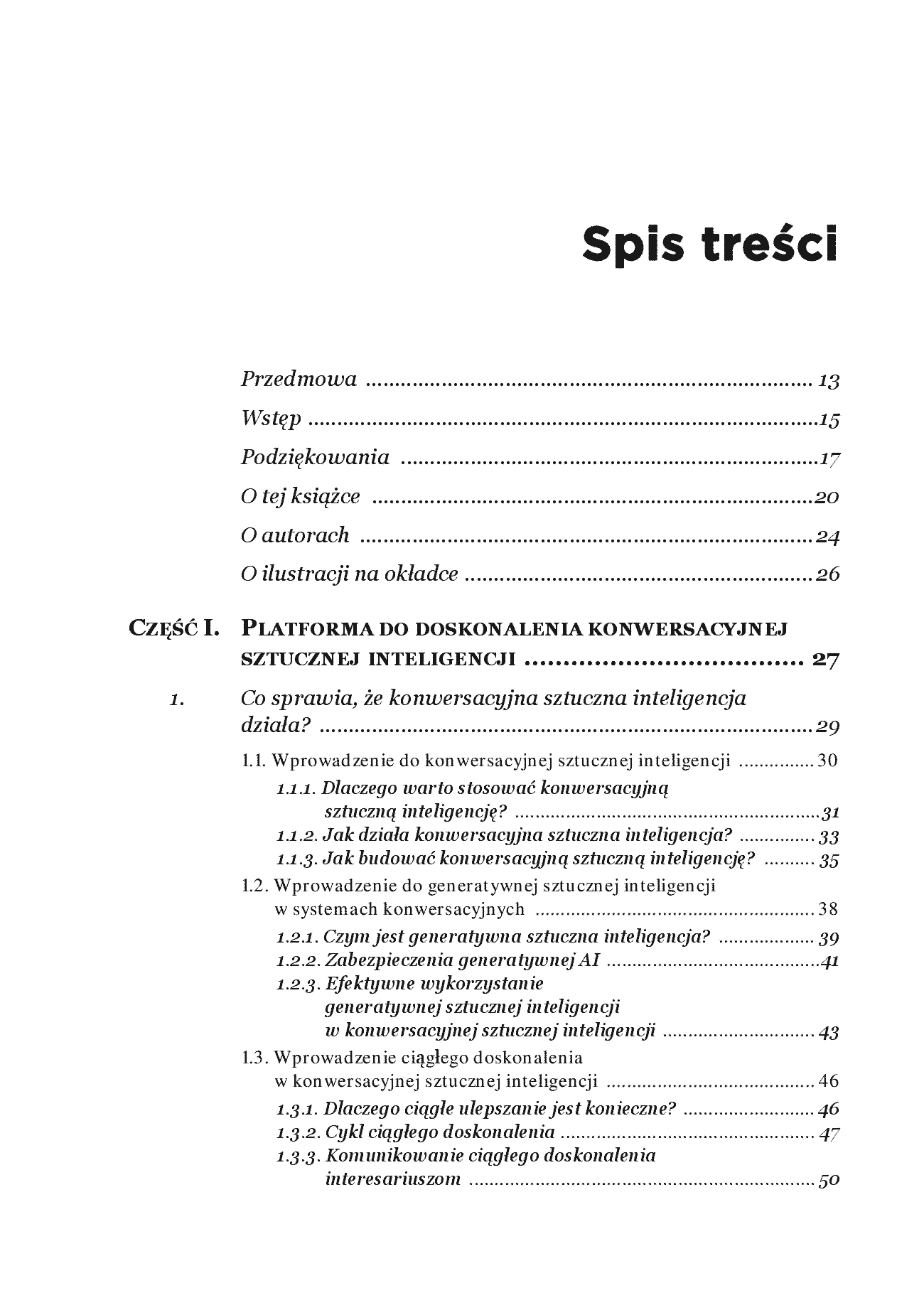 Fragment „Chatboty, które działają! Praktyczny przewodnik po konwersacyjnej sztucznej inteligencji” — strona 3 z 30