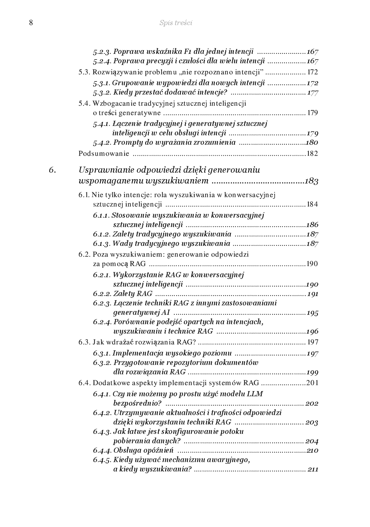 Fragment „Chatboty, które działają! Praktyczny przewodnik po konwersacyjnej sztucznej inteligencji” — strona 6 z 30