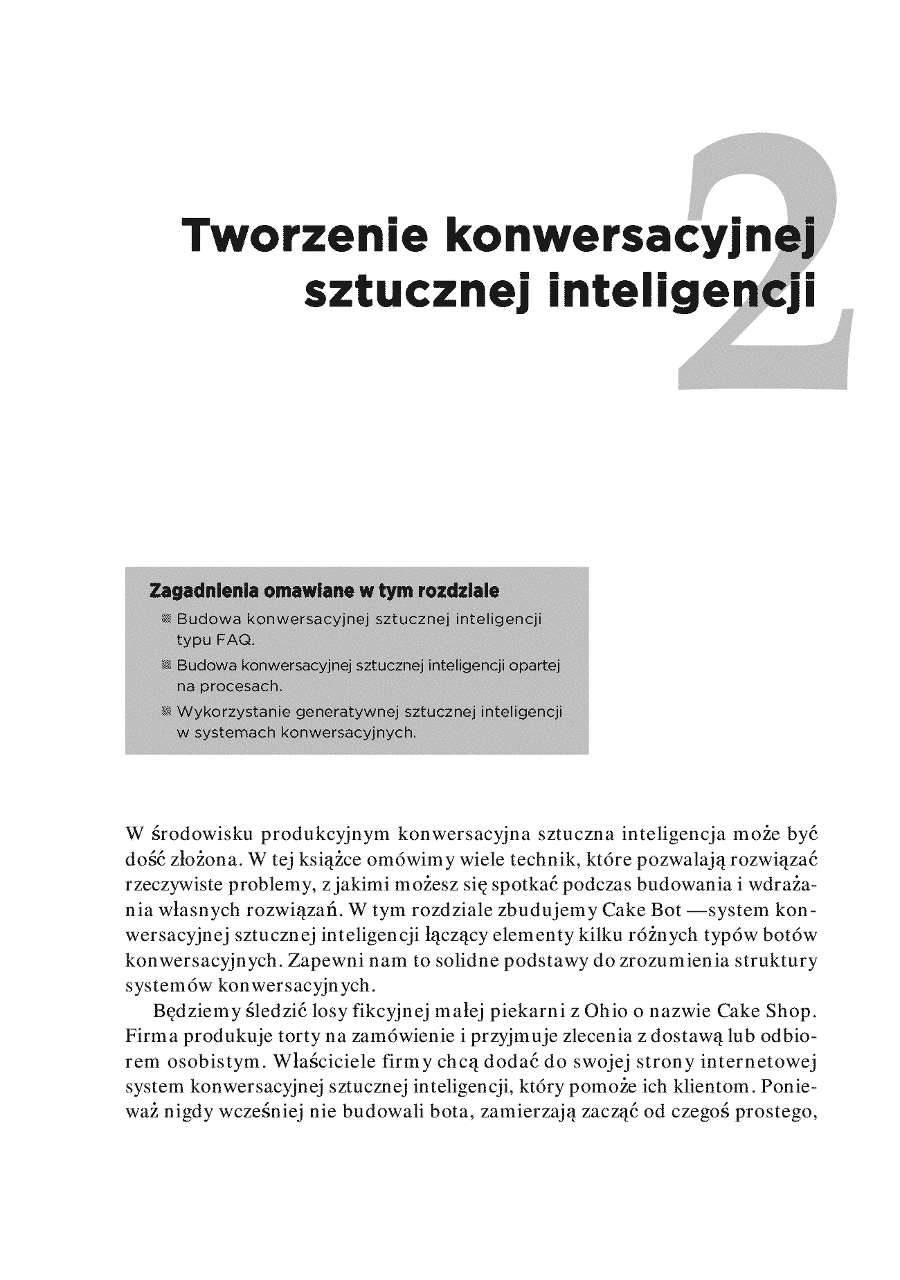 Fragment „Chatboty, które działają! Praktyczny przewodnik po konwersacyjnej sztucznej inteligencji” — strona 11 z 30