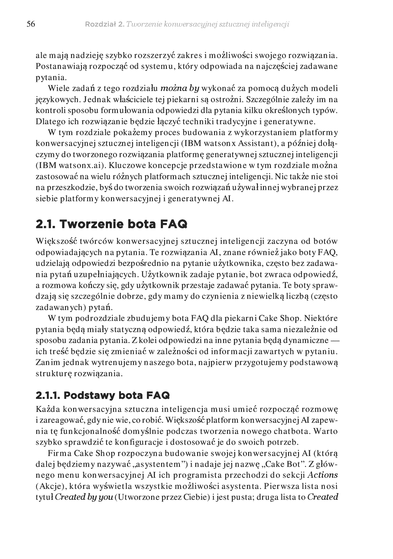 Fragment „Chatboty, które działają! Praktyczny przewodnik po konwersacyjnej sztucznej inteligencji” — strona 12 z 30
