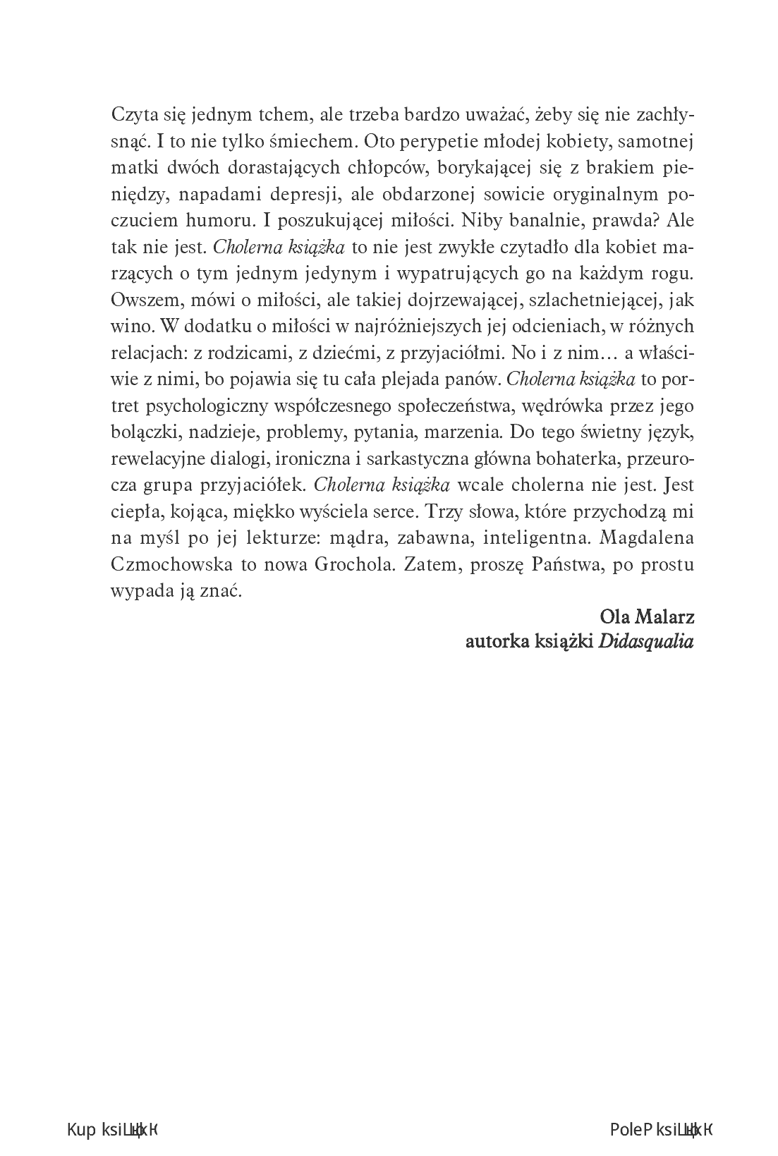 Fragment „Cholerna książka” — strona 5 z 20