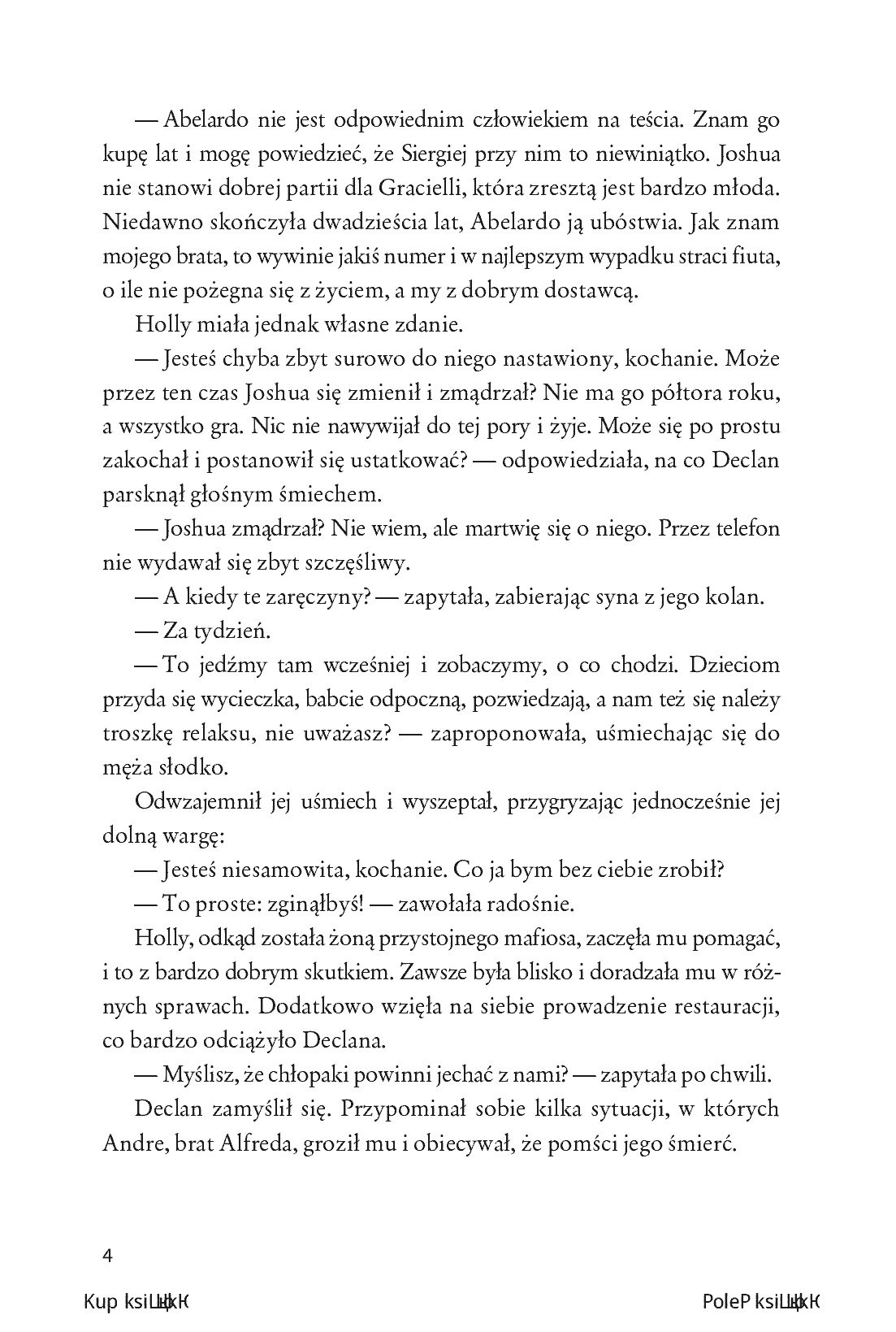 Fragment „Claimed. Romans mafijny” — strona 4 z 20