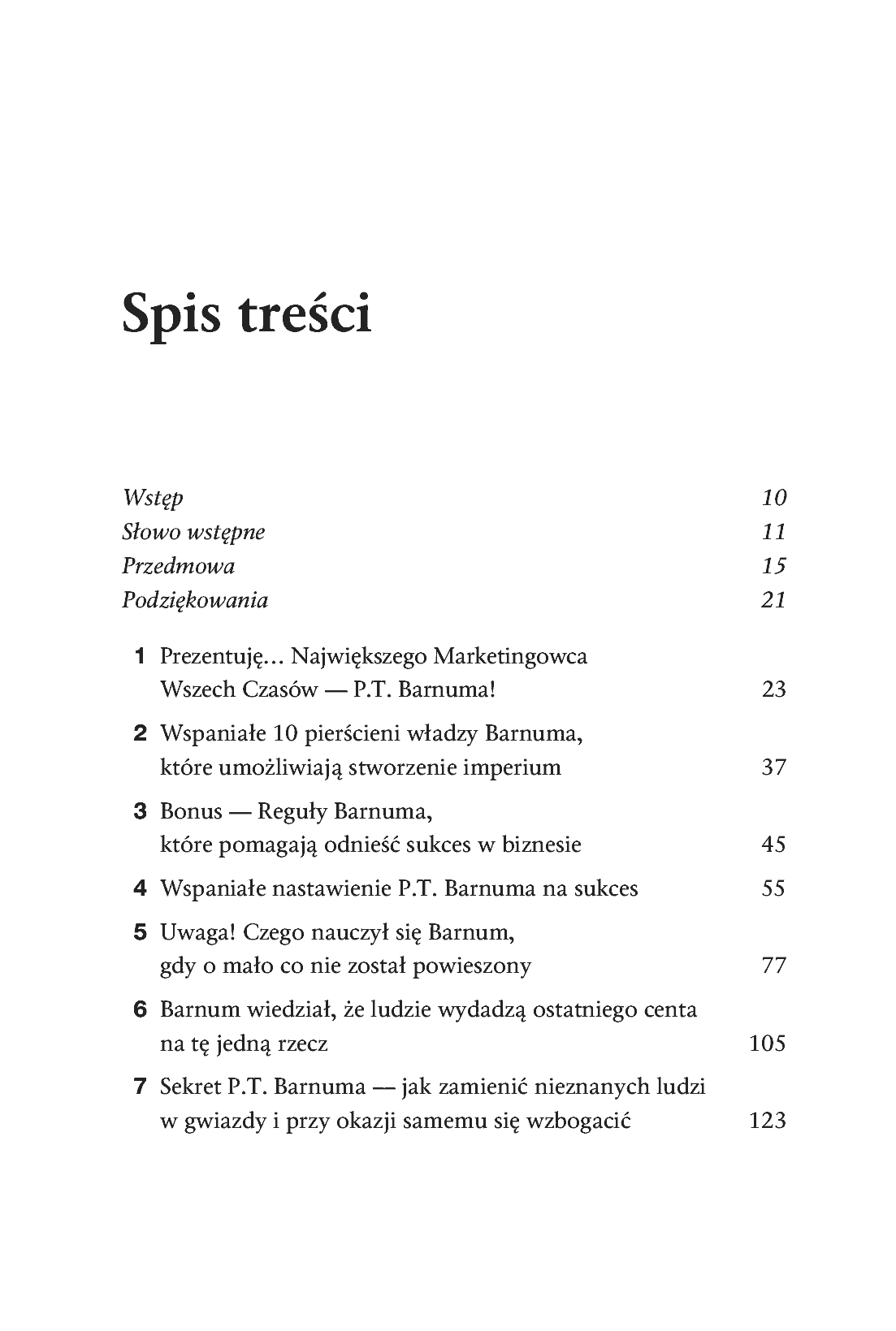 Fragment „Co minutę rodzi się klient. Wykorzystaj 10 "pierścieni władzy" Barnuma - osiągnij sławę, fortunę i zbuduj imperium biznesowe” — strona 2 z 11
