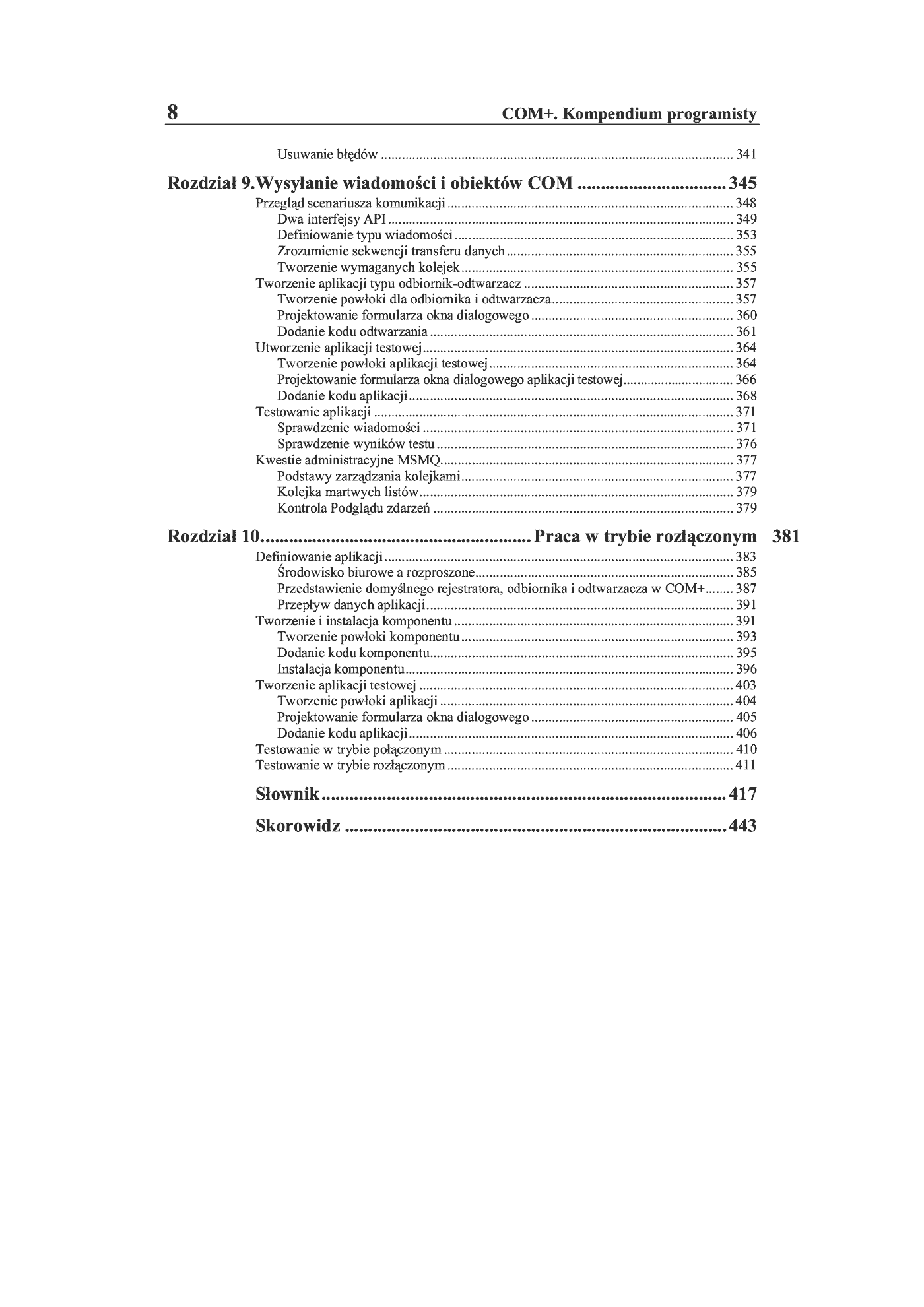 Fragment „COM+. Kompendium programisty” — strona 5 z 30