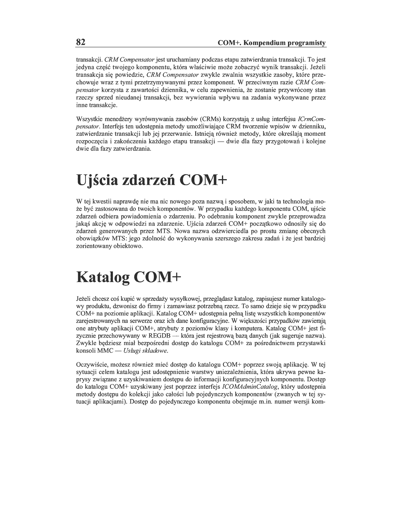 Fragment „COM+. Kompendium programisty” — strona 15 z 30
