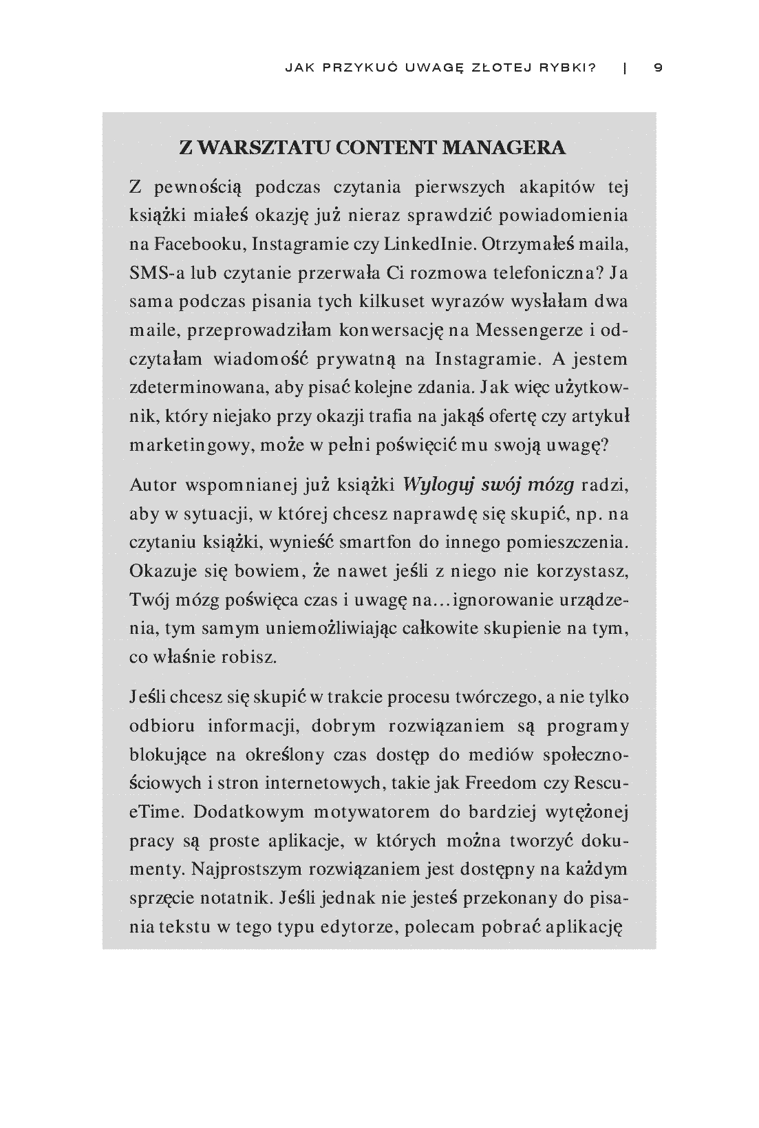 Fragment „Content marketing. Od strategii do efektów” — strona 7 z 18