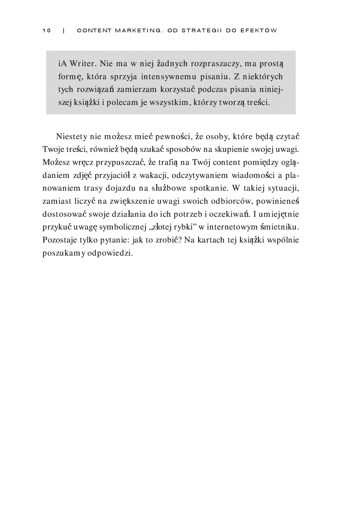 Fragment „Content marketing. Od strategii do efektów” — strona 8 z 18
