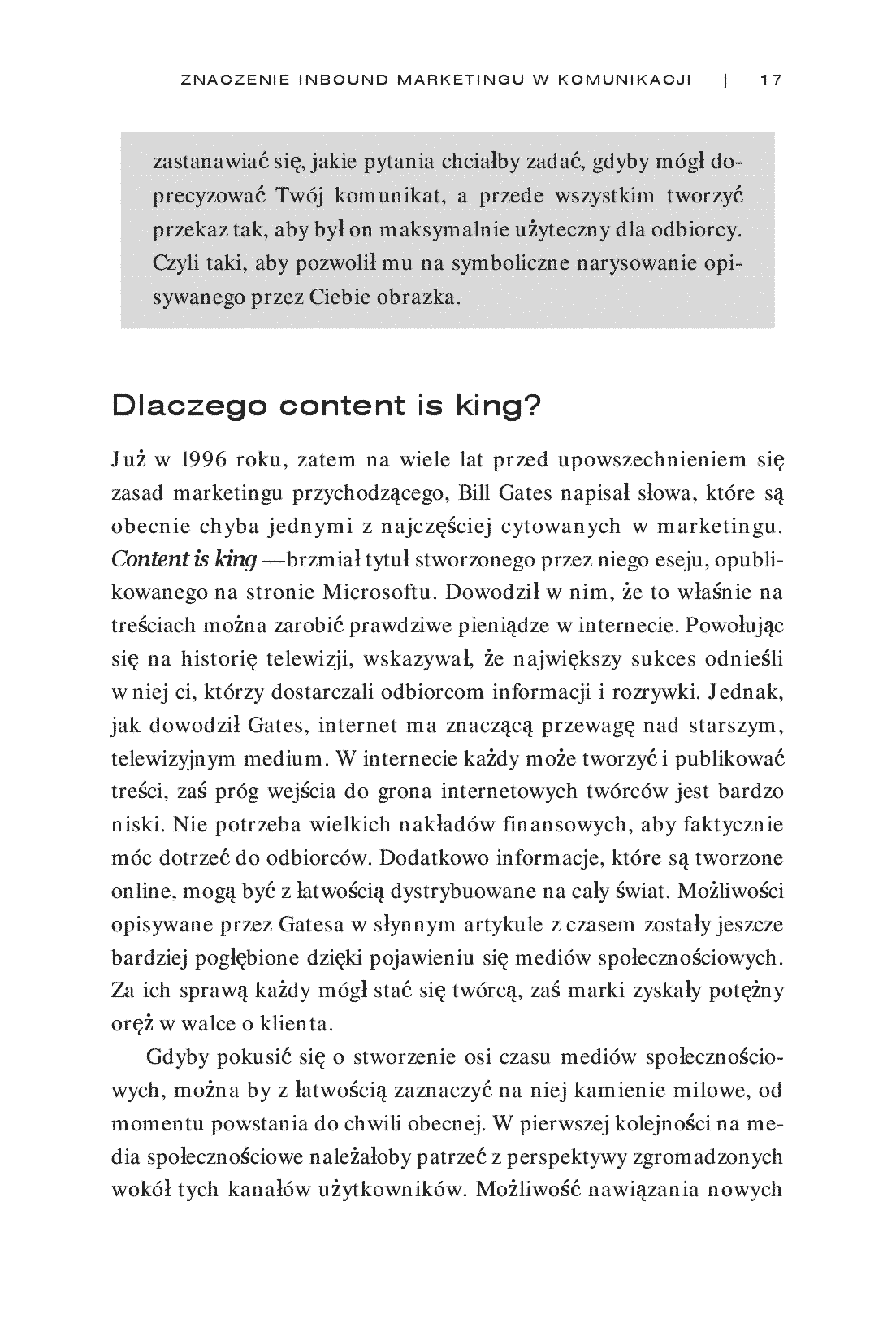 Fragment „Content marketing. Od strategii do efektów” — strona 15 z 18