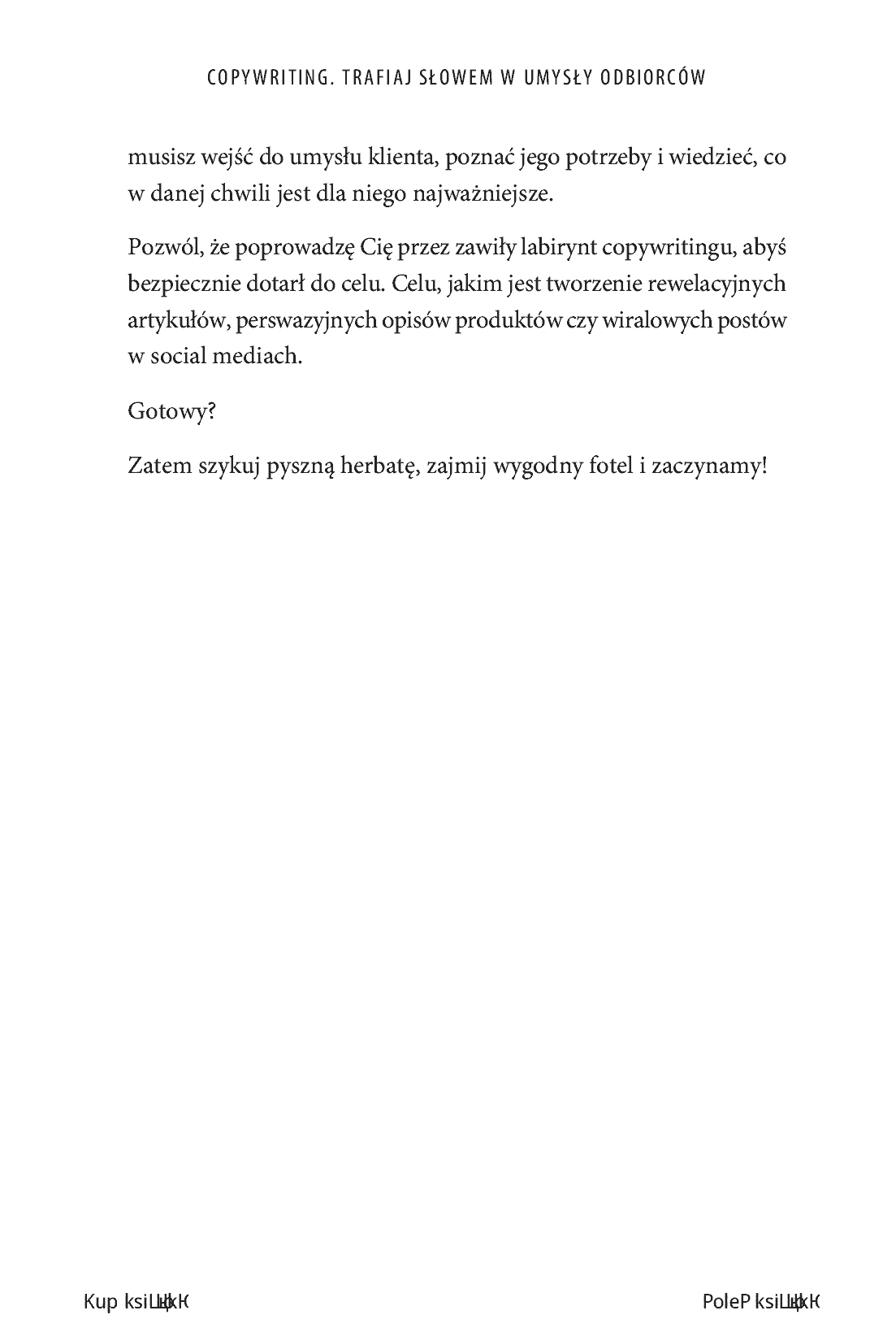 Fragment „Copywriting. Trafiaj słowem w umysły odbiorców” — strona 10 z 18