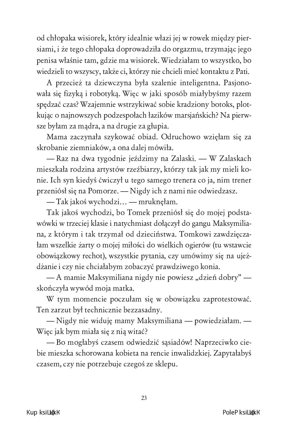 Fragment „Cover. Mój wyśniony koniec świata” — strona 21 z 30
