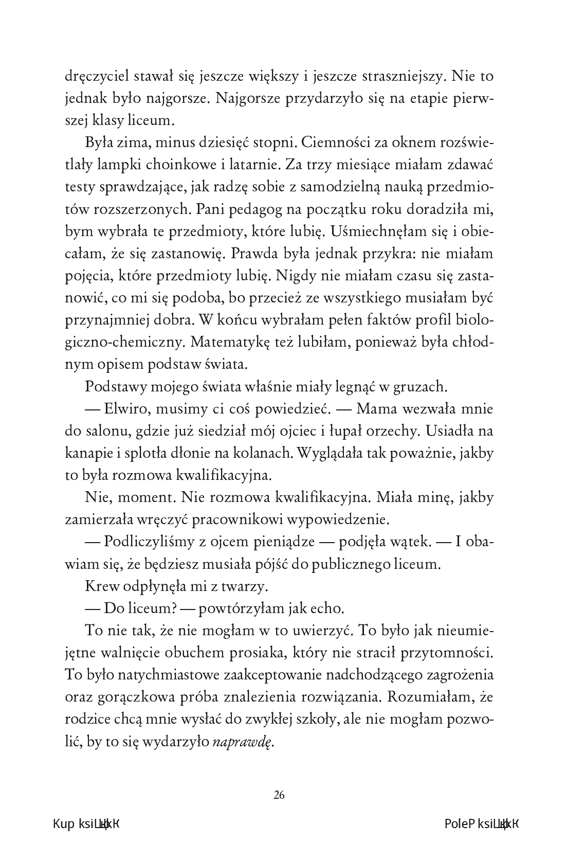 Fragment „Cover. Mój wyśniony koniec świata” — strona 24 z 30