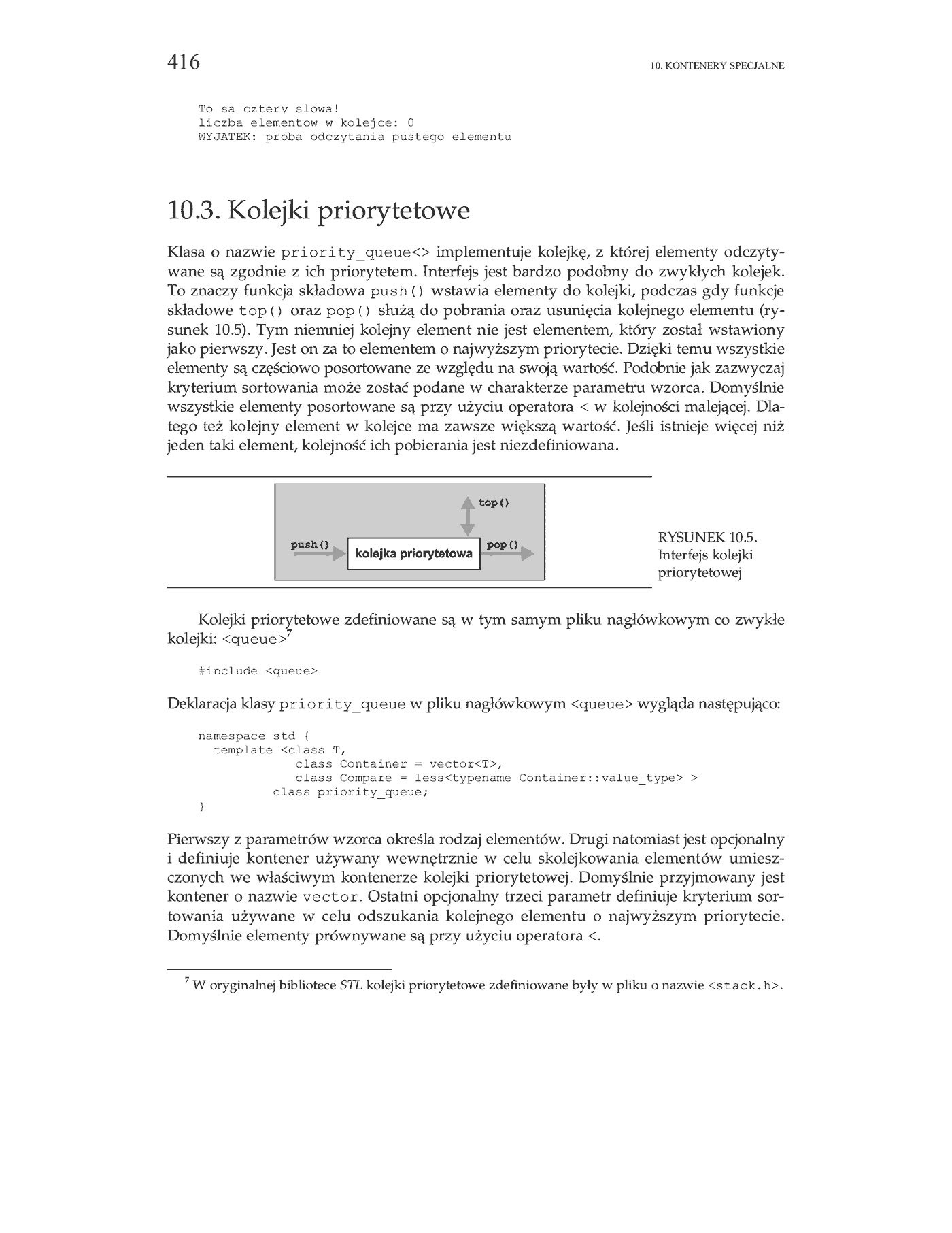 Fragment „C++. Biblioteka standardowa. Podręcznik programisty” — strona 26 z 30