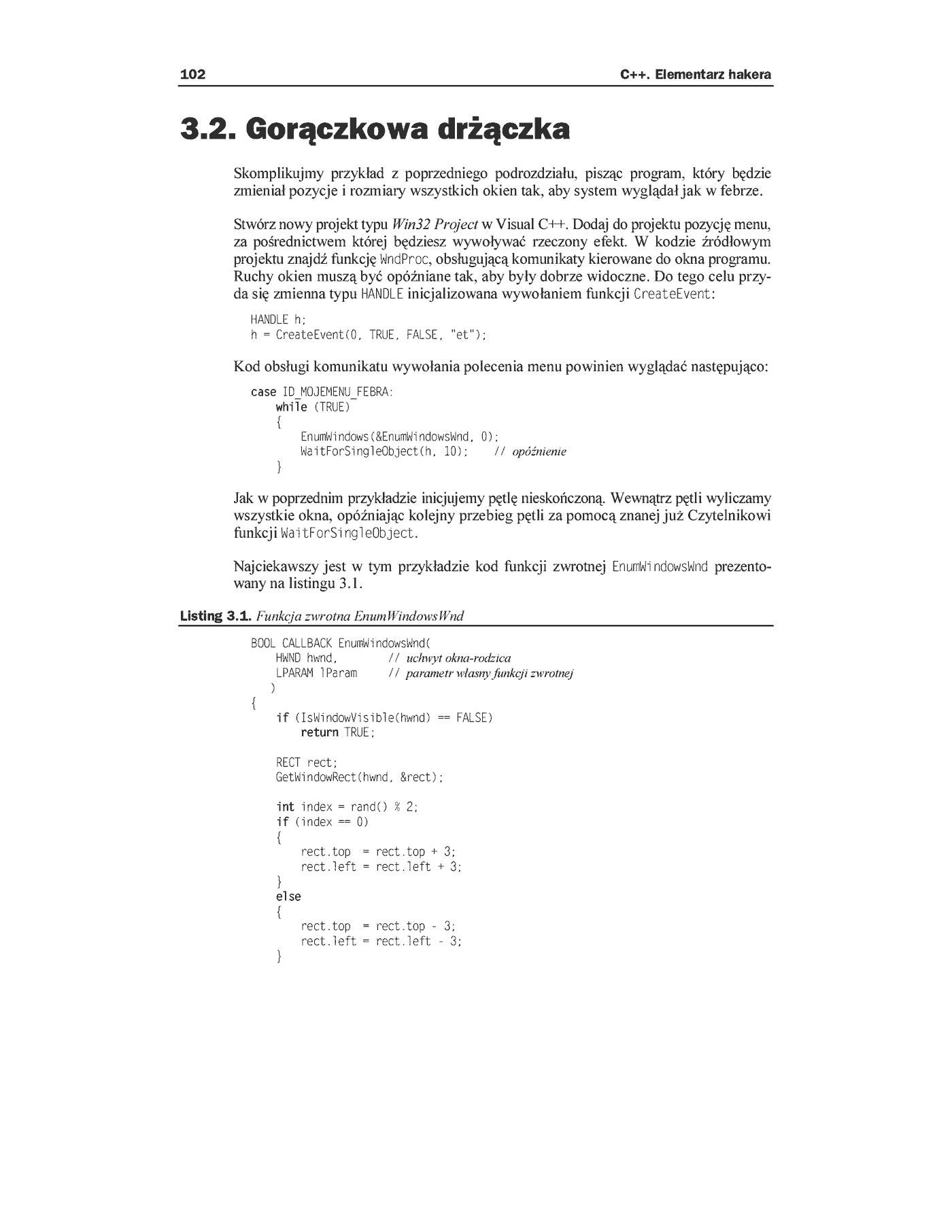 Fragment „C++. Elementarz hakera” — strona 10 z 30